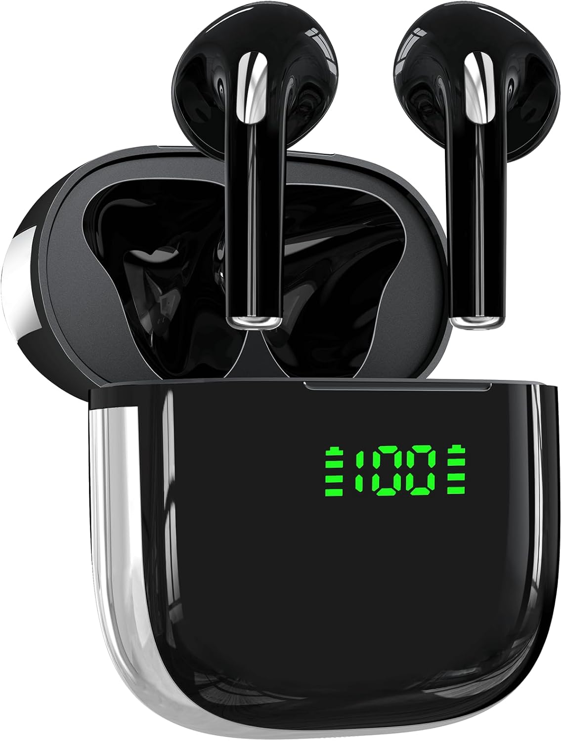 72-Hour Wireless Earbuds IPX7 Waterproof, LED Display