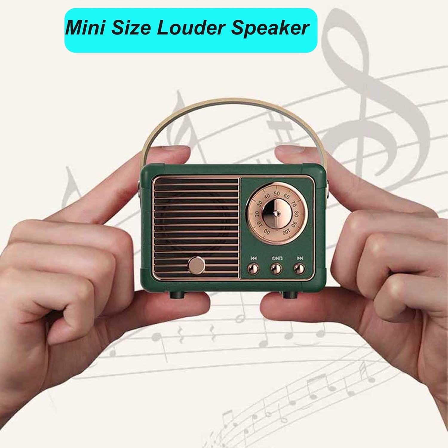 Dosmix Retro Bluetooth Speaker, Powerful Sound