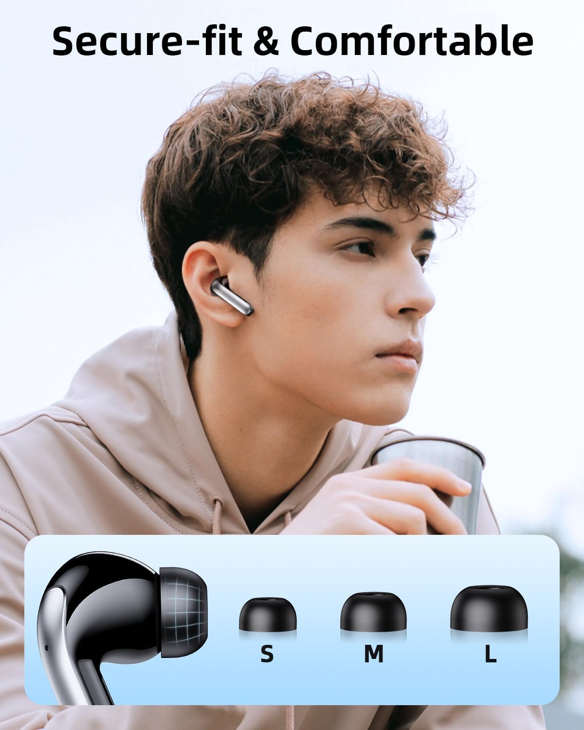 Wireless Earbuds with 76 Hours Playtime 