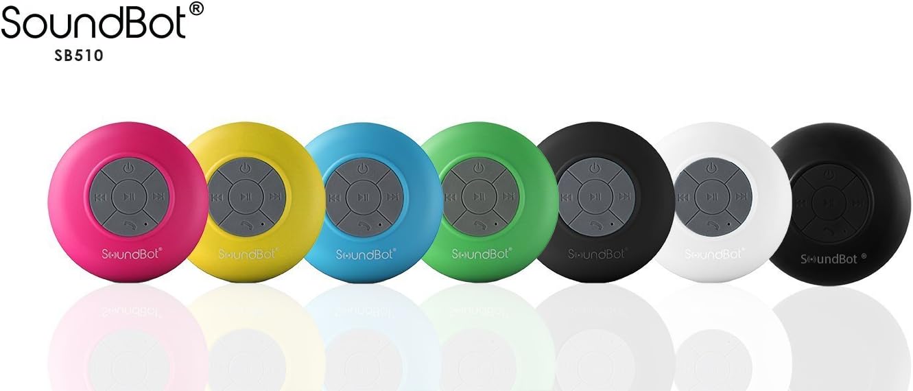 SoundBot® SB510 HD Water Resistant Bluetooth Shower Speaker 