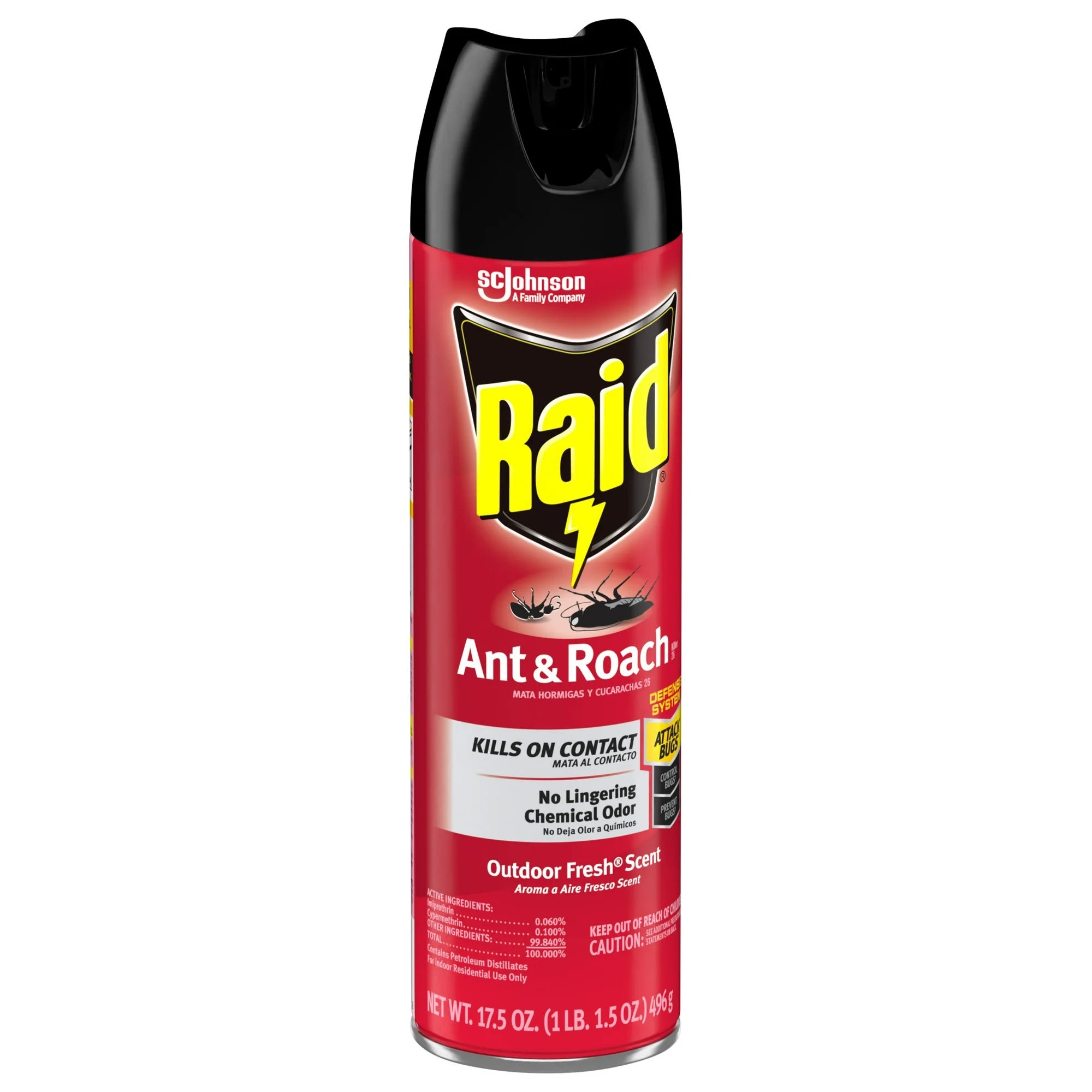 Raid Insect Killer, Fresh Scent , 17.5 oz