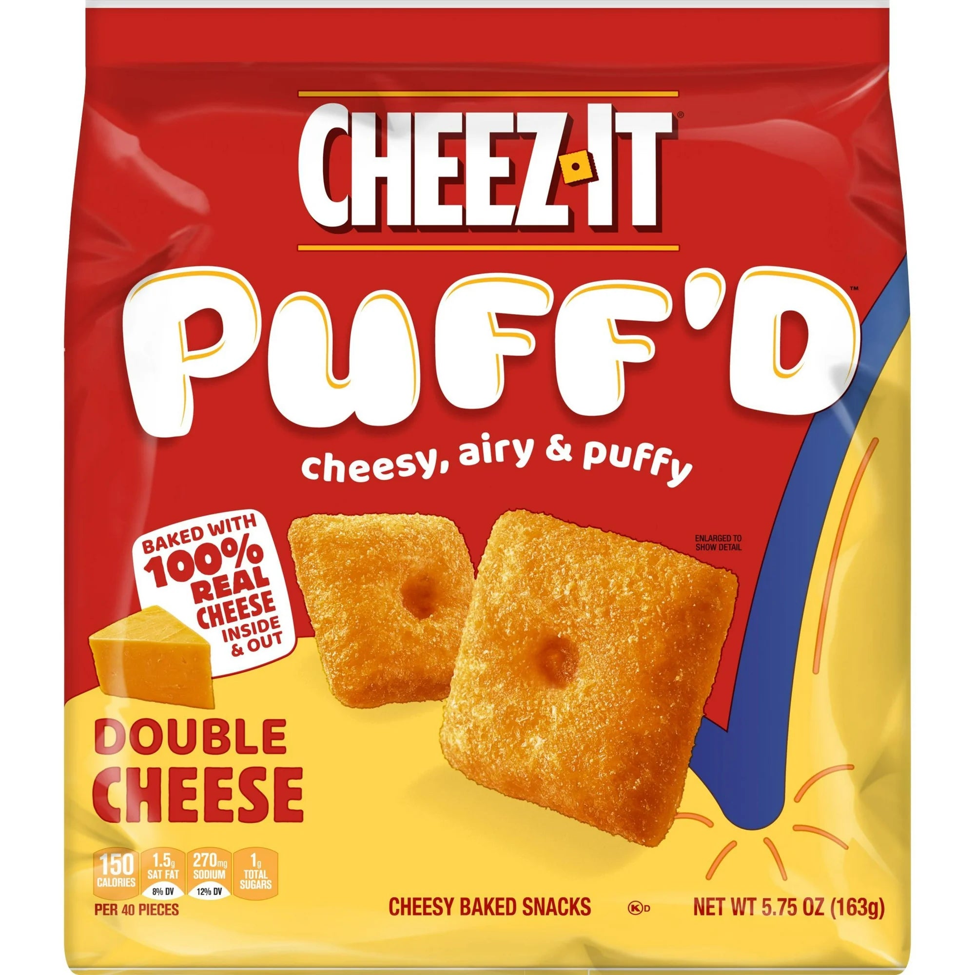 Cheez-It Puff'd Double Cheesy Baked Snacks