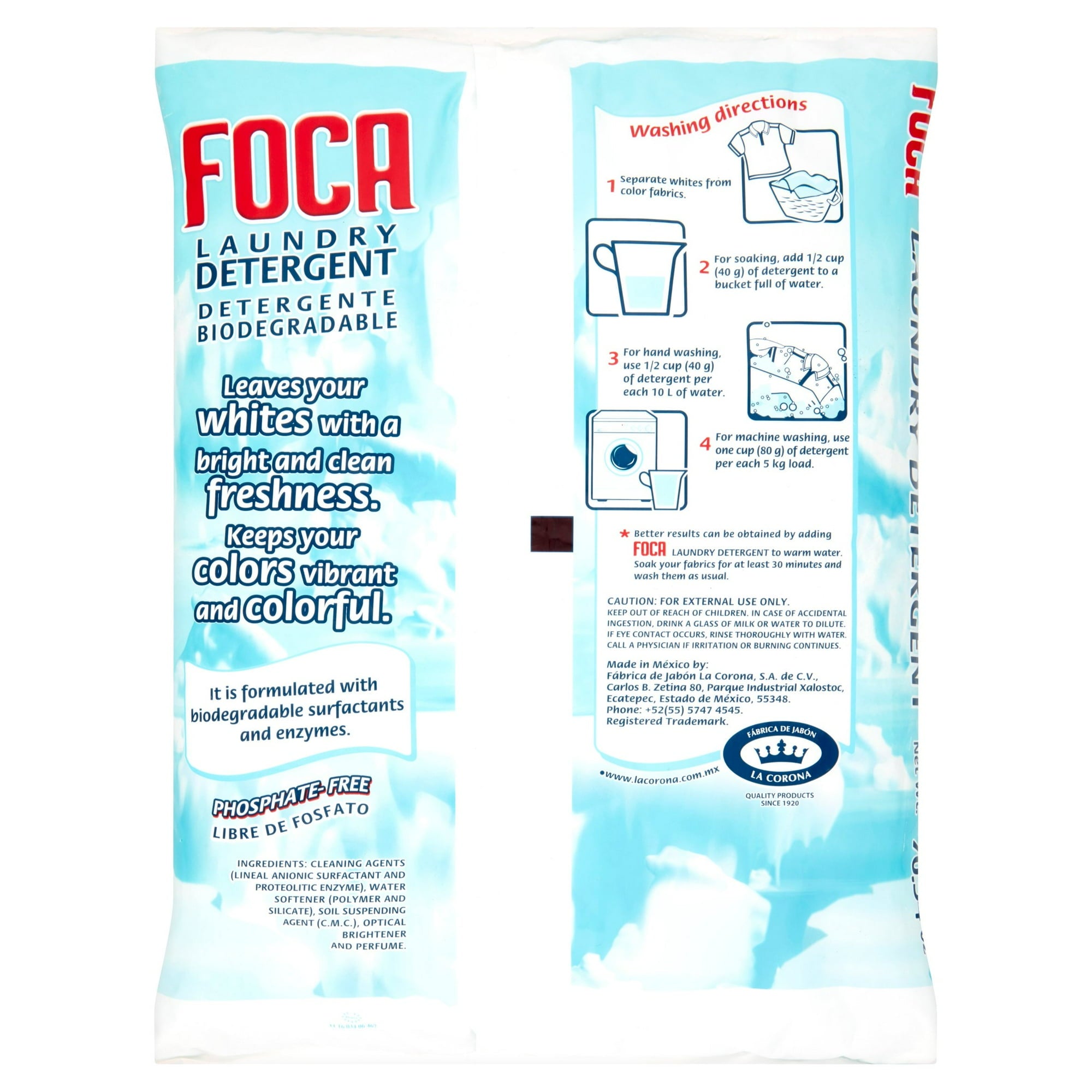 Foca Biodegradable Laundry Detergent - 70.54 oz