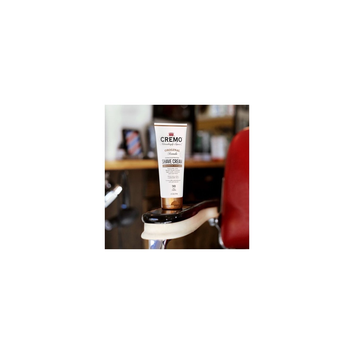 Cremo Bourbon Vanilla Shave Cream , 6 fl oz