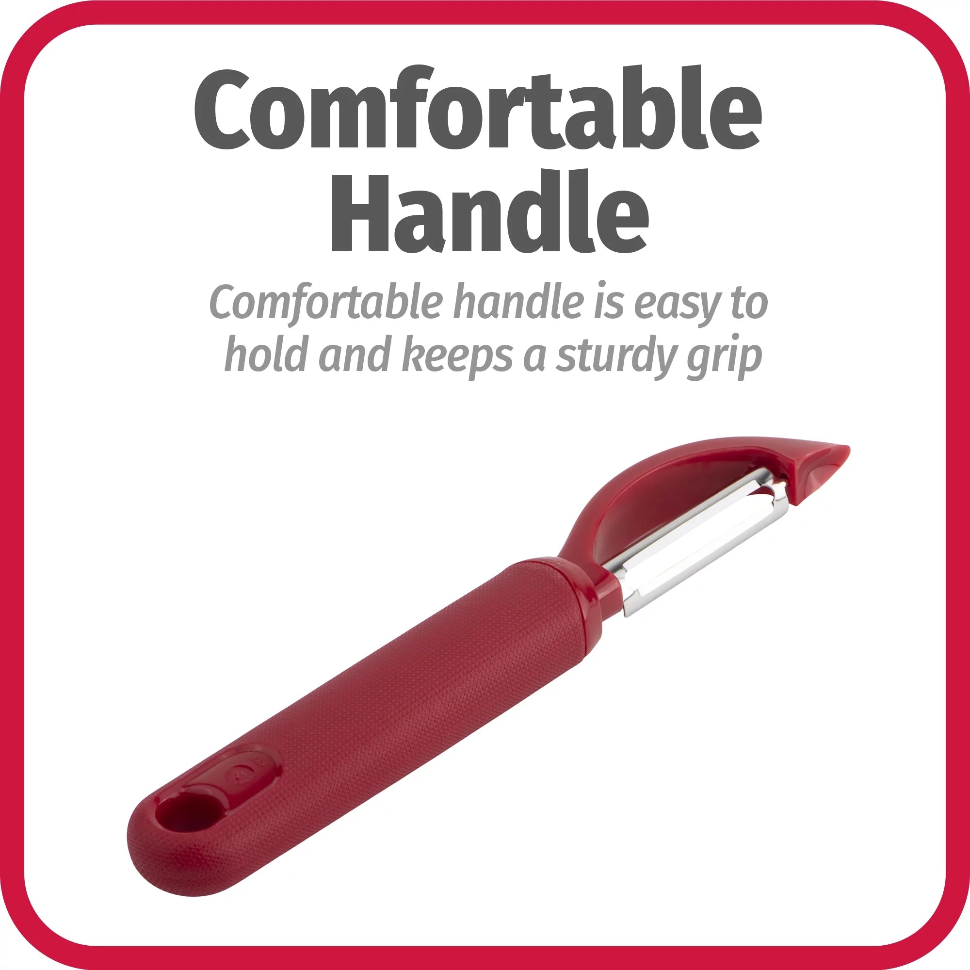 GoodCook PROfreshionals Swivel Peeler ,Red