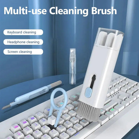 7-in-1 Keyboard Cleaning Kit: Airpods Cleaner, Headset Pen, Laptop Screen Cleaning, Bluetooth Earphones Kit - MAK PERSONA ™
