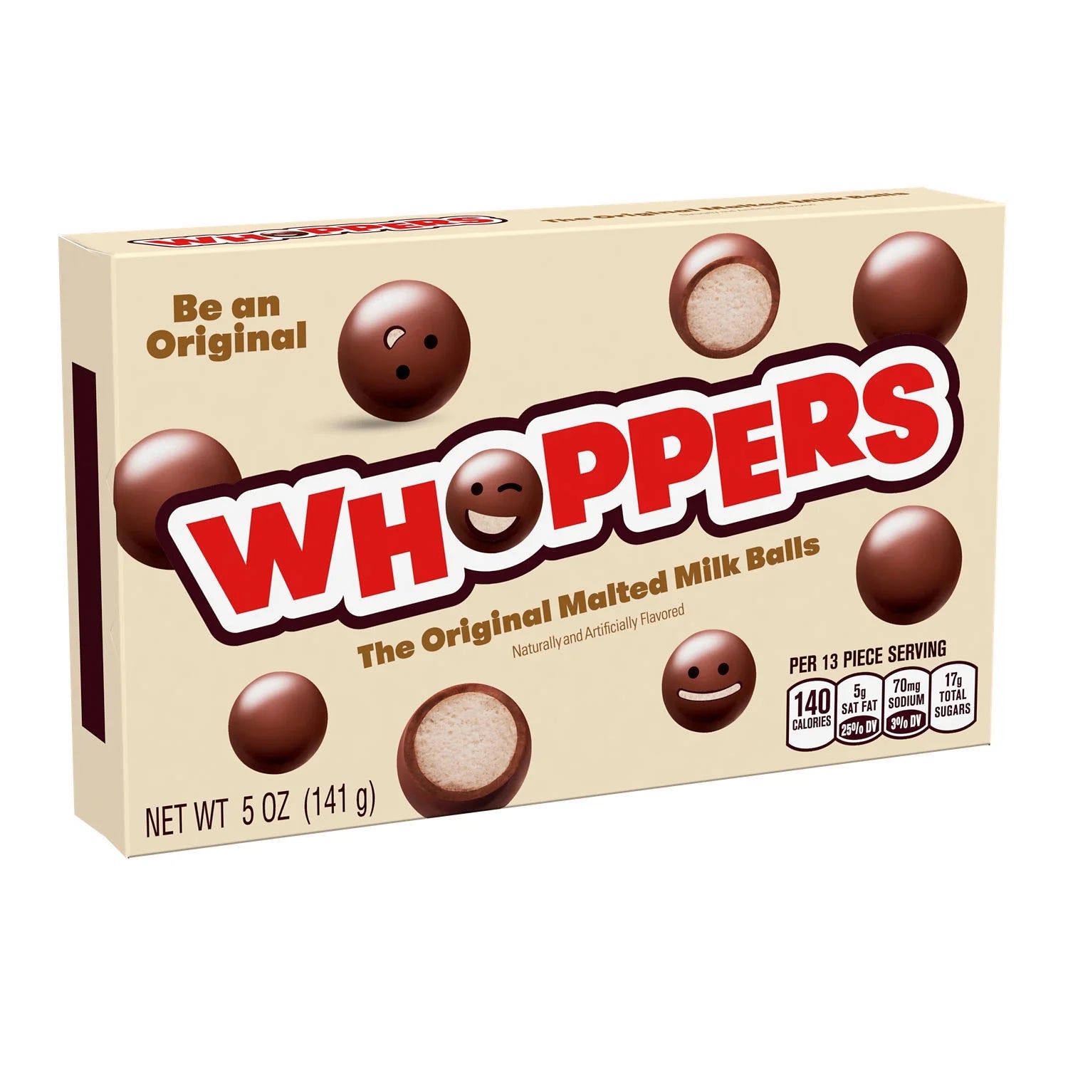 Whoppers Malted Milk Balls Candy - 5 oz Box