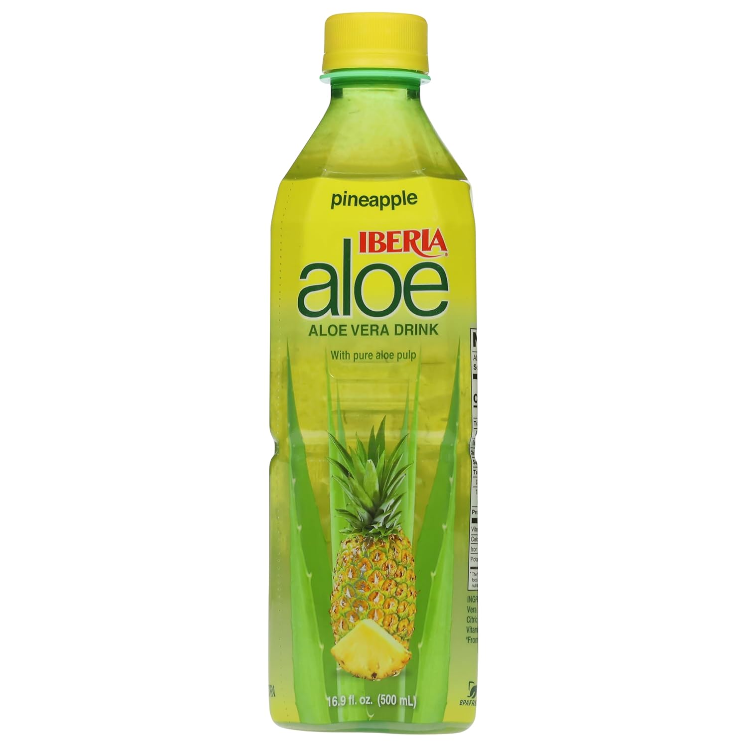 Iberia Aloe Pineapple Aloe Vera Drink, 16.9 fl oz, Shelf Stable