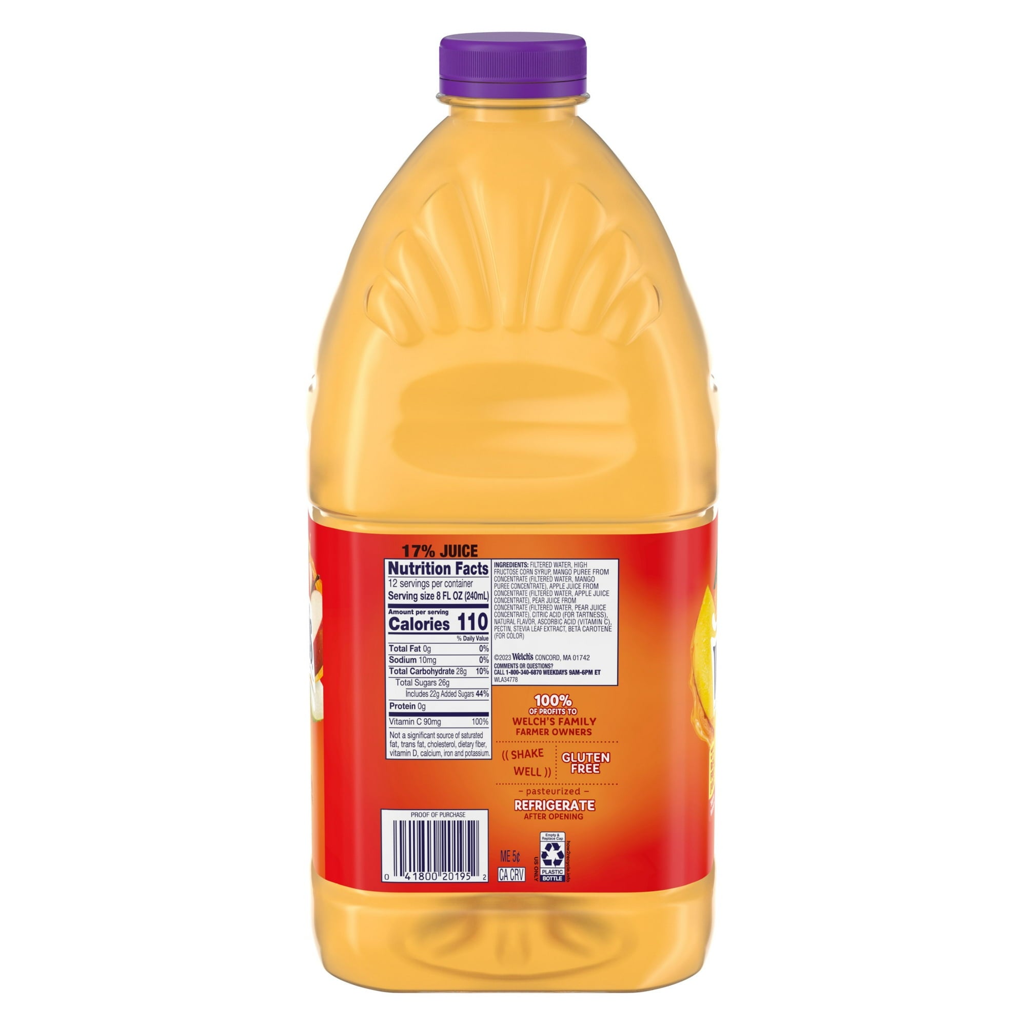 Welch's Mango Twist Juice Cocktail, 96 fl oz