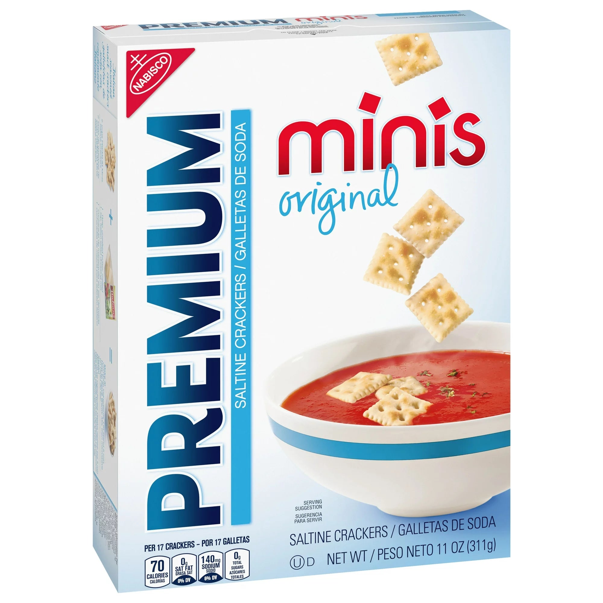 Premium Original Mini Saltine Crackers