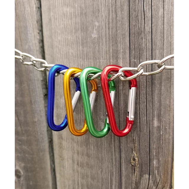 Multicolor Aluminum Mini Spring Links, 4 Pack, Peerless Chain Company