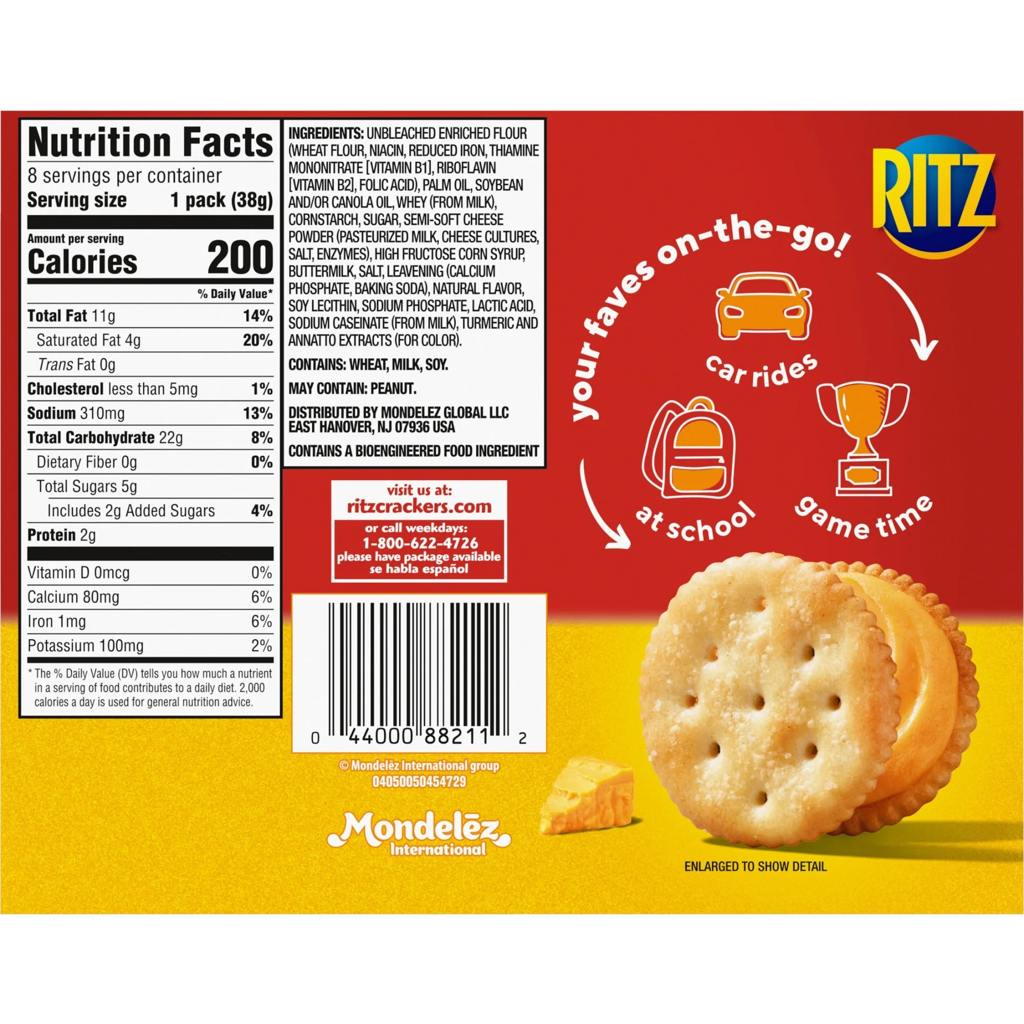 RITZ Cheese Sandwich Crackers