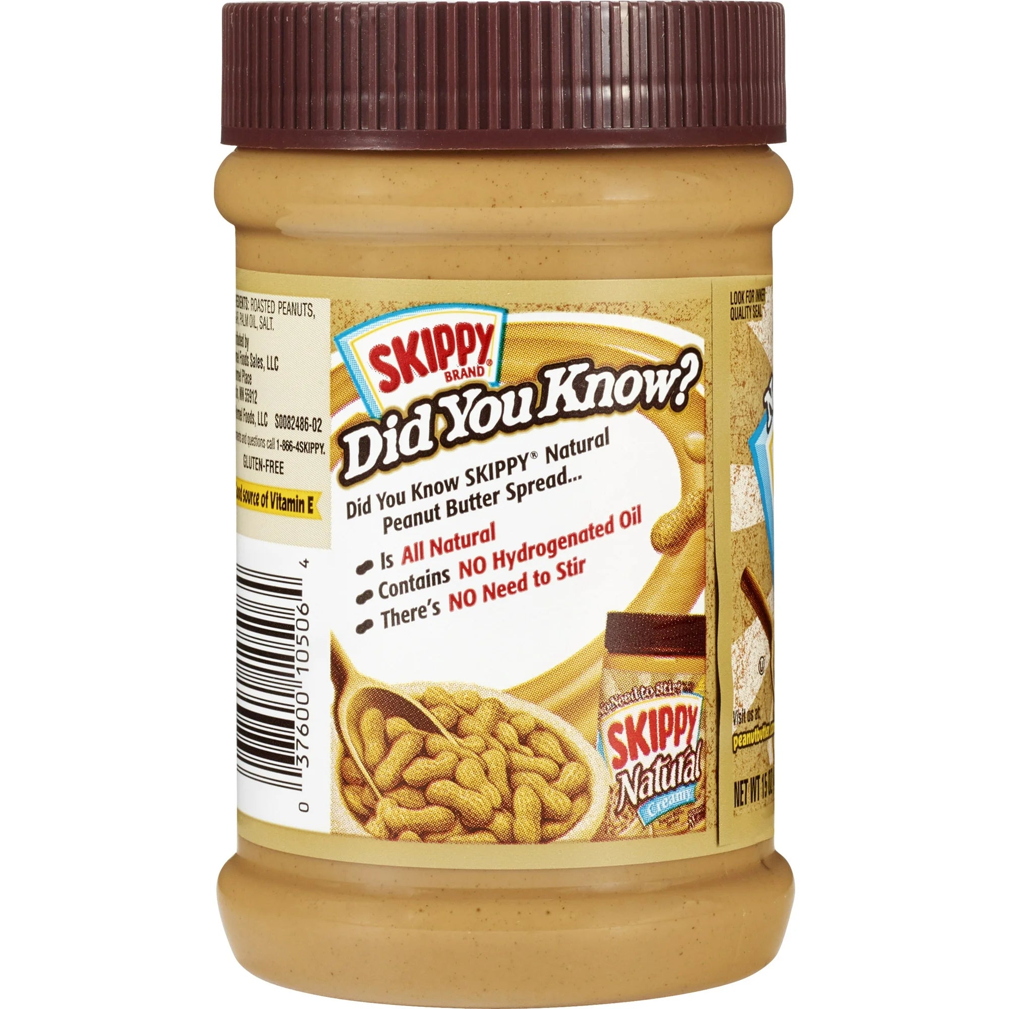 SKIPPY Natural Peanut Butter Spread