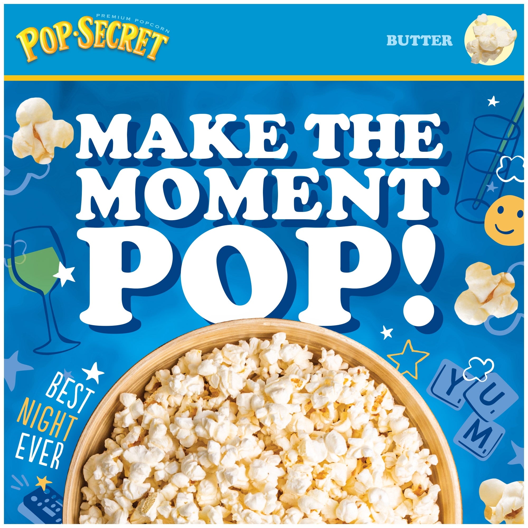  Pop Secret Butter Microwave Popcorn - 12 Ct 