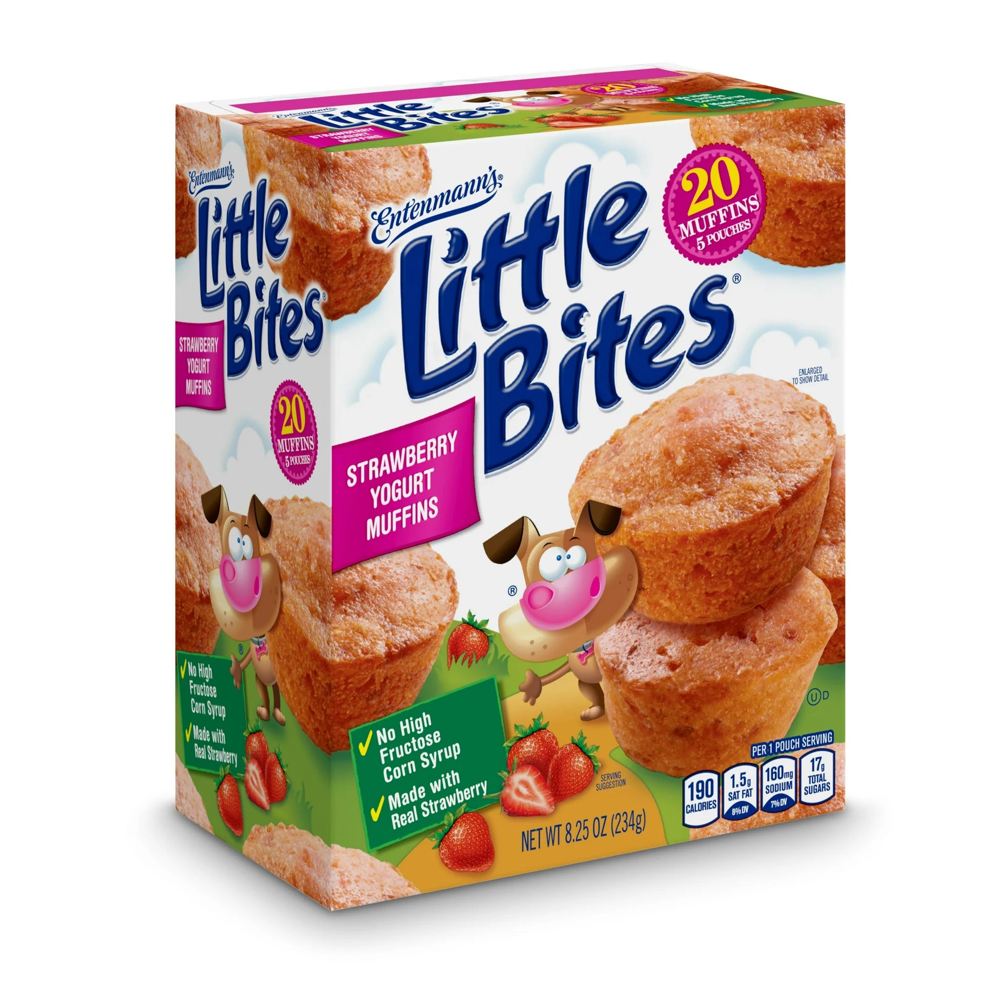 Little Bites Strawberry Yogurt Muffins