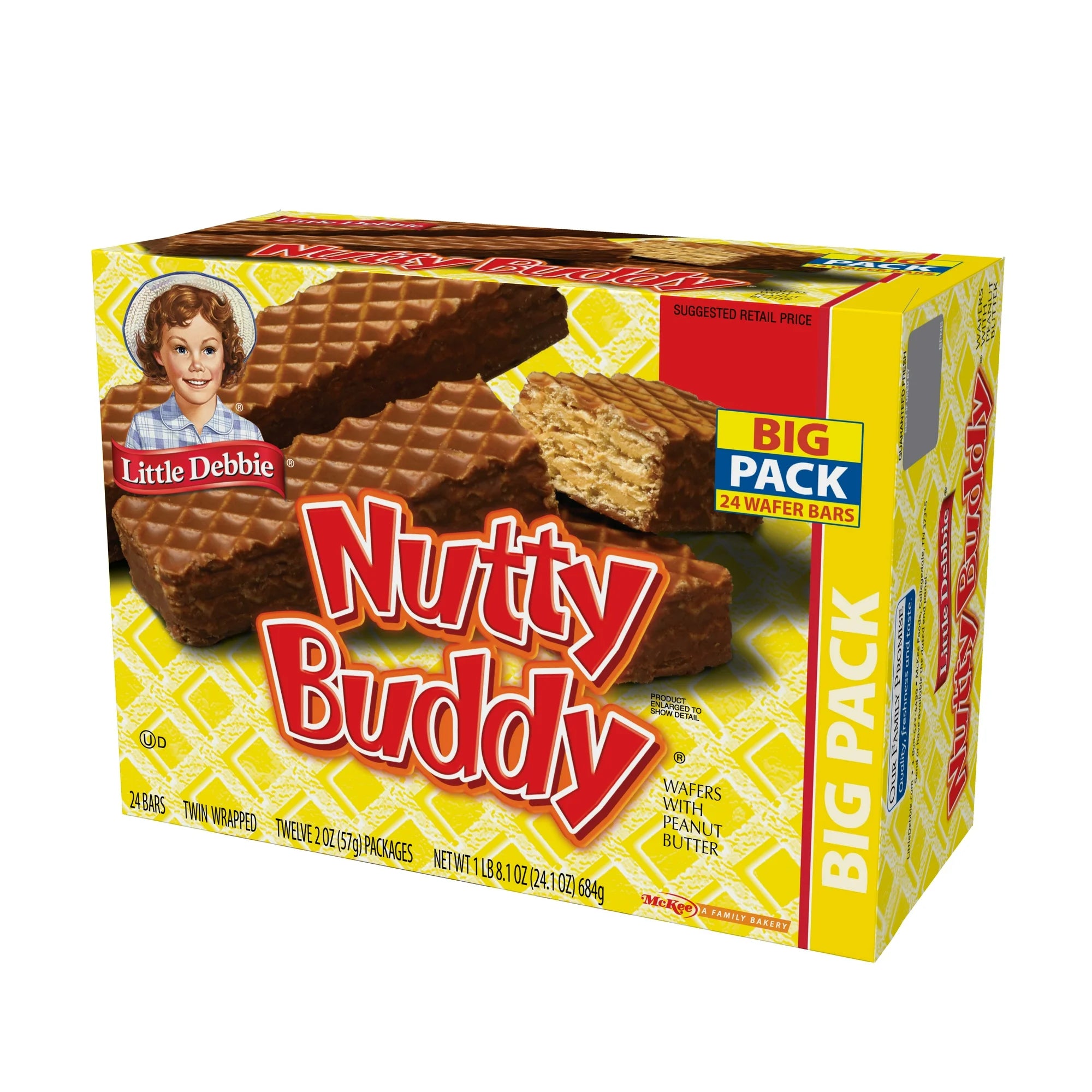 Little Debbie Big Pack Nutty Buddy Wafer Bars