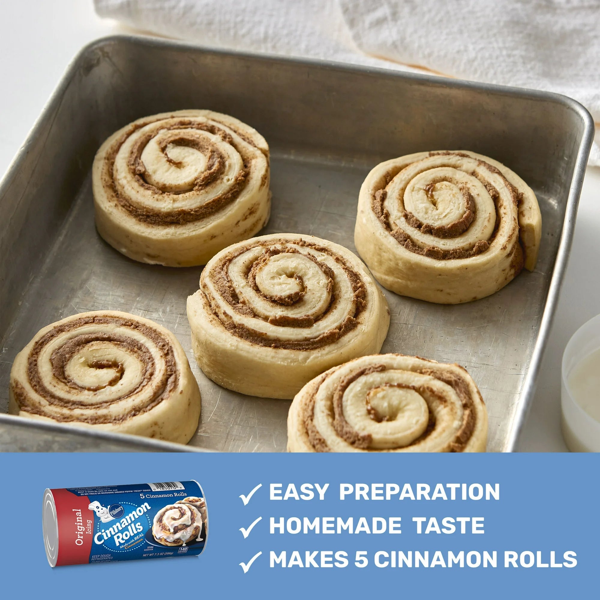 Pillsbury Cinnamon Rolls , Canned Pastry Dough