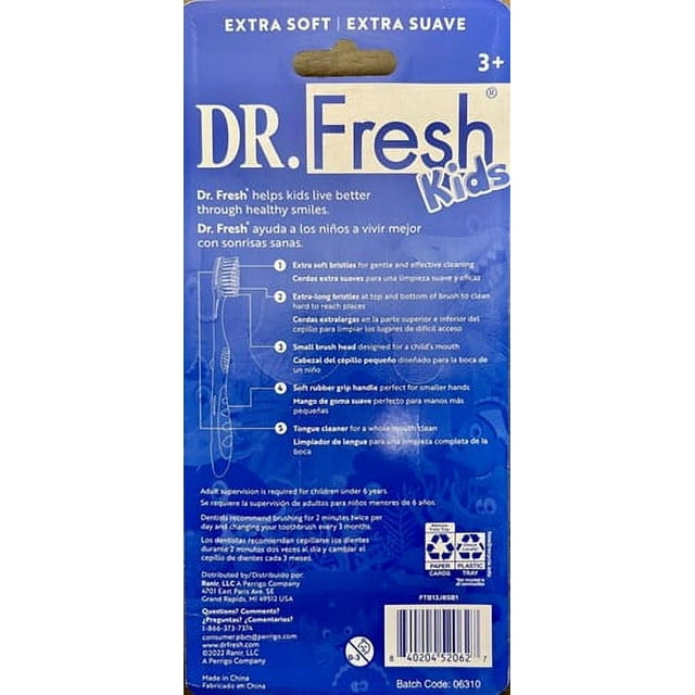 Dr. Fresh Kids Toothbrushes Gentle on Gums