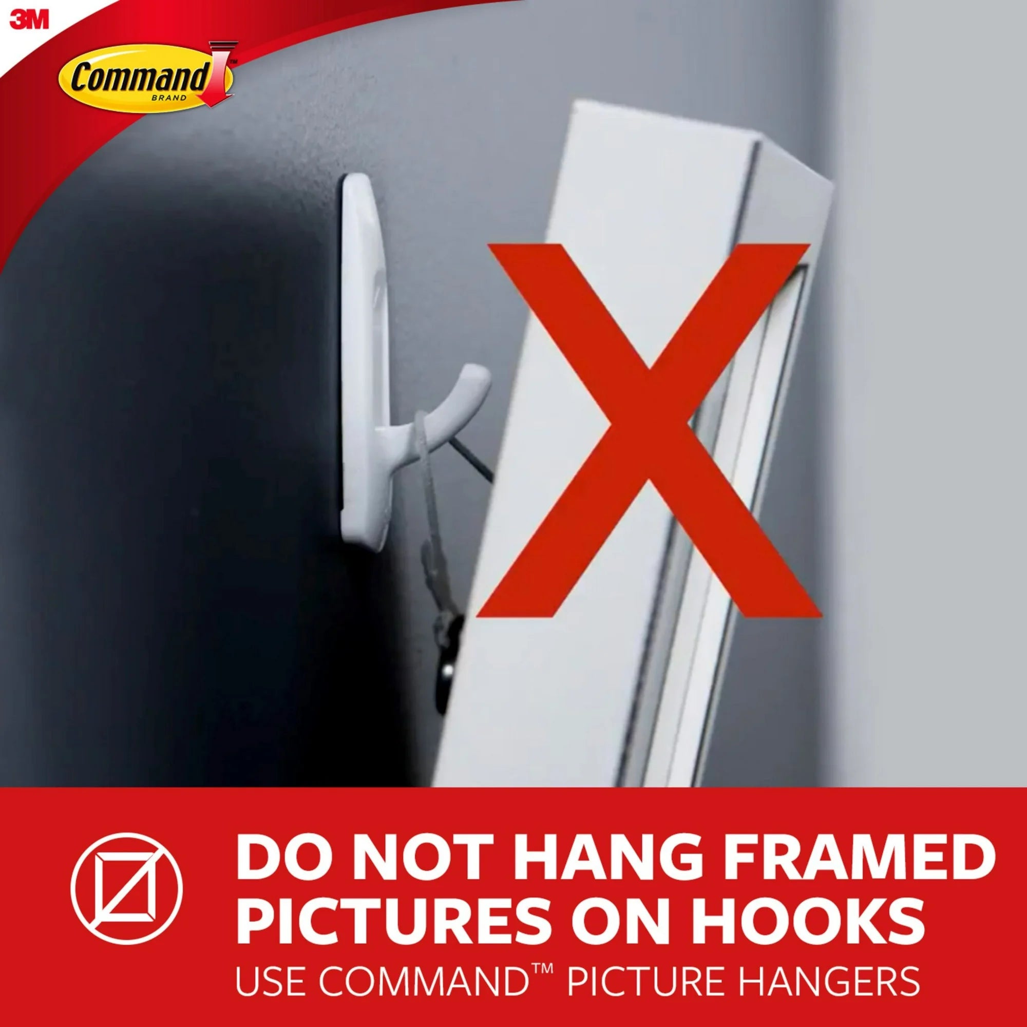 Command Terrace Hooks - Medium, 2-Pack