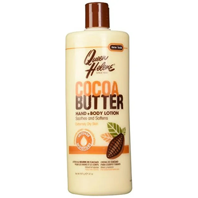 Queen Helene Cocoa Butter Hand & Body Lotion for Dry Skin, 32 oz