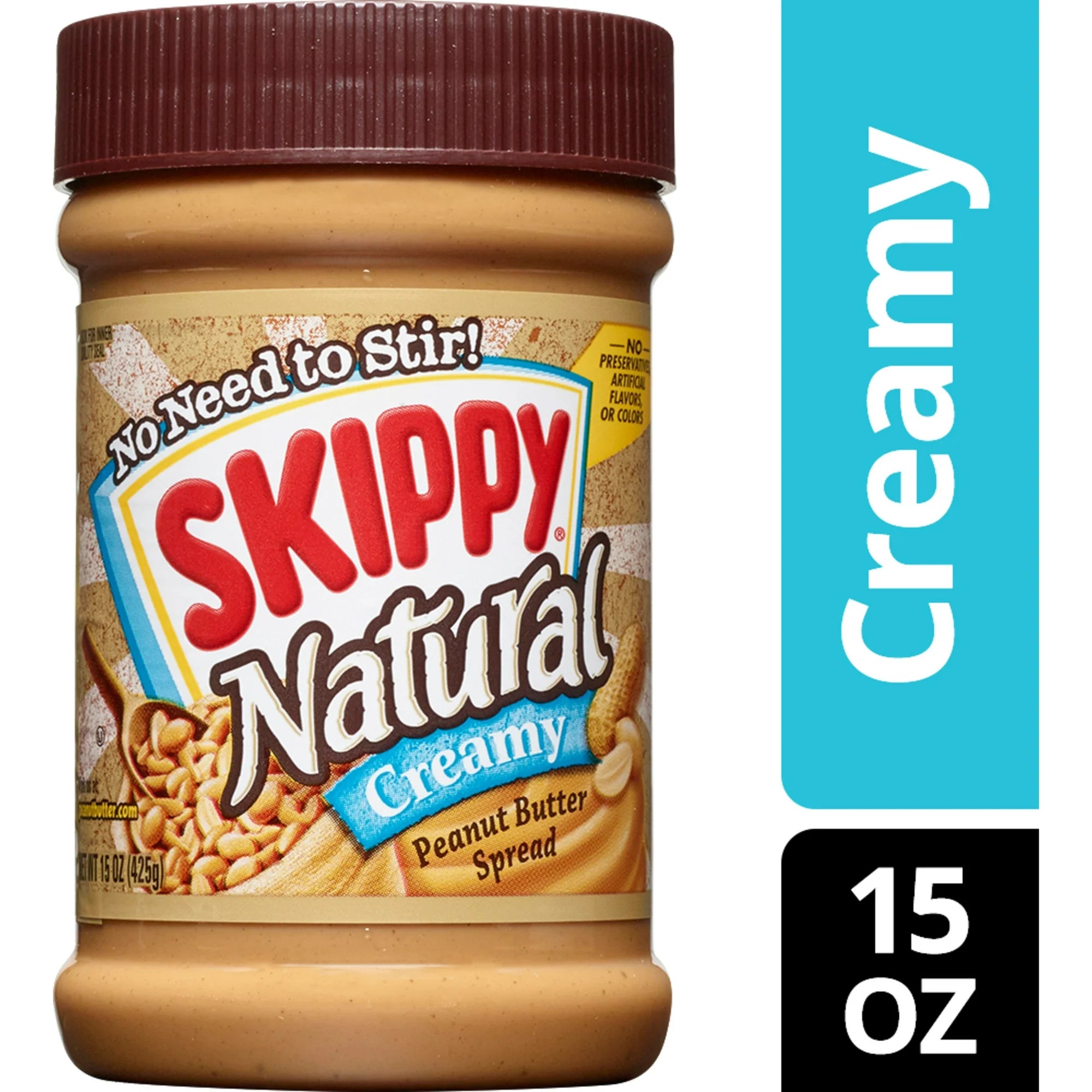 SKIPPY Natural Peanut Butter Spread