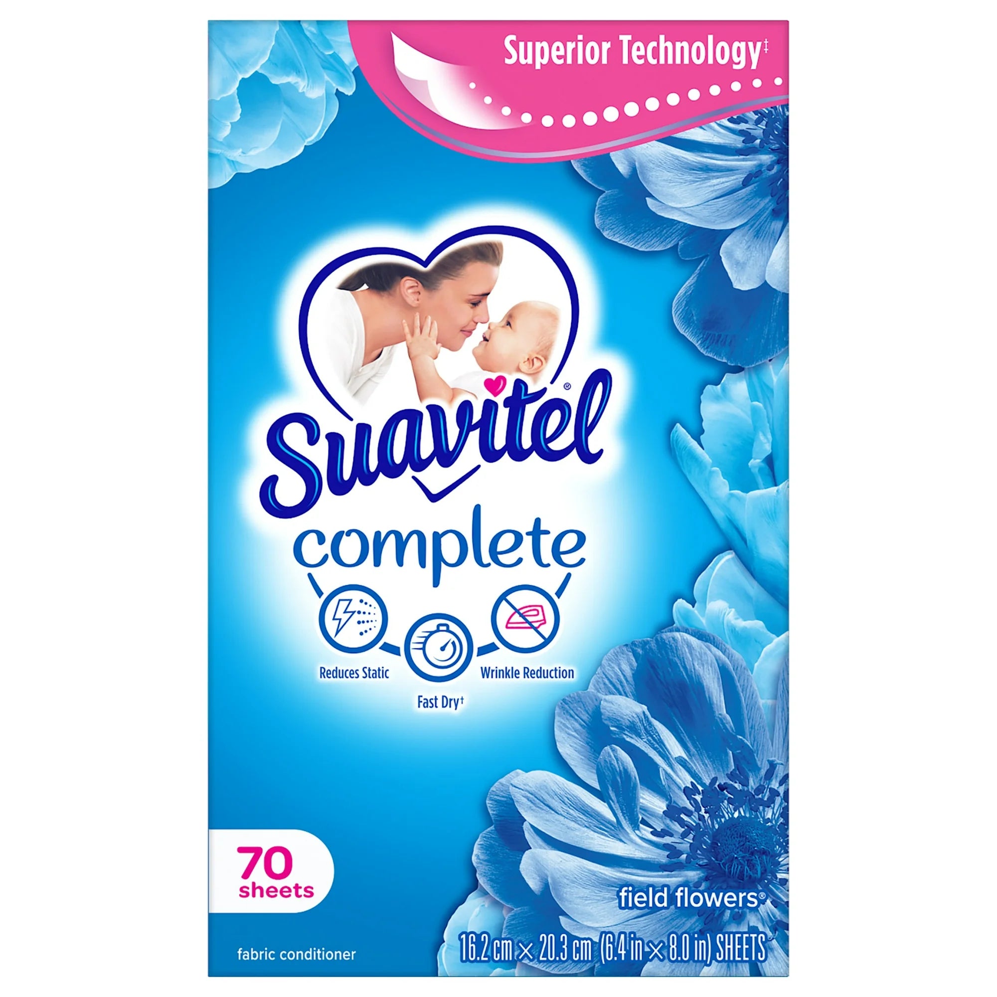 Suavitel Complete Fabric Softener Dryer Sheets