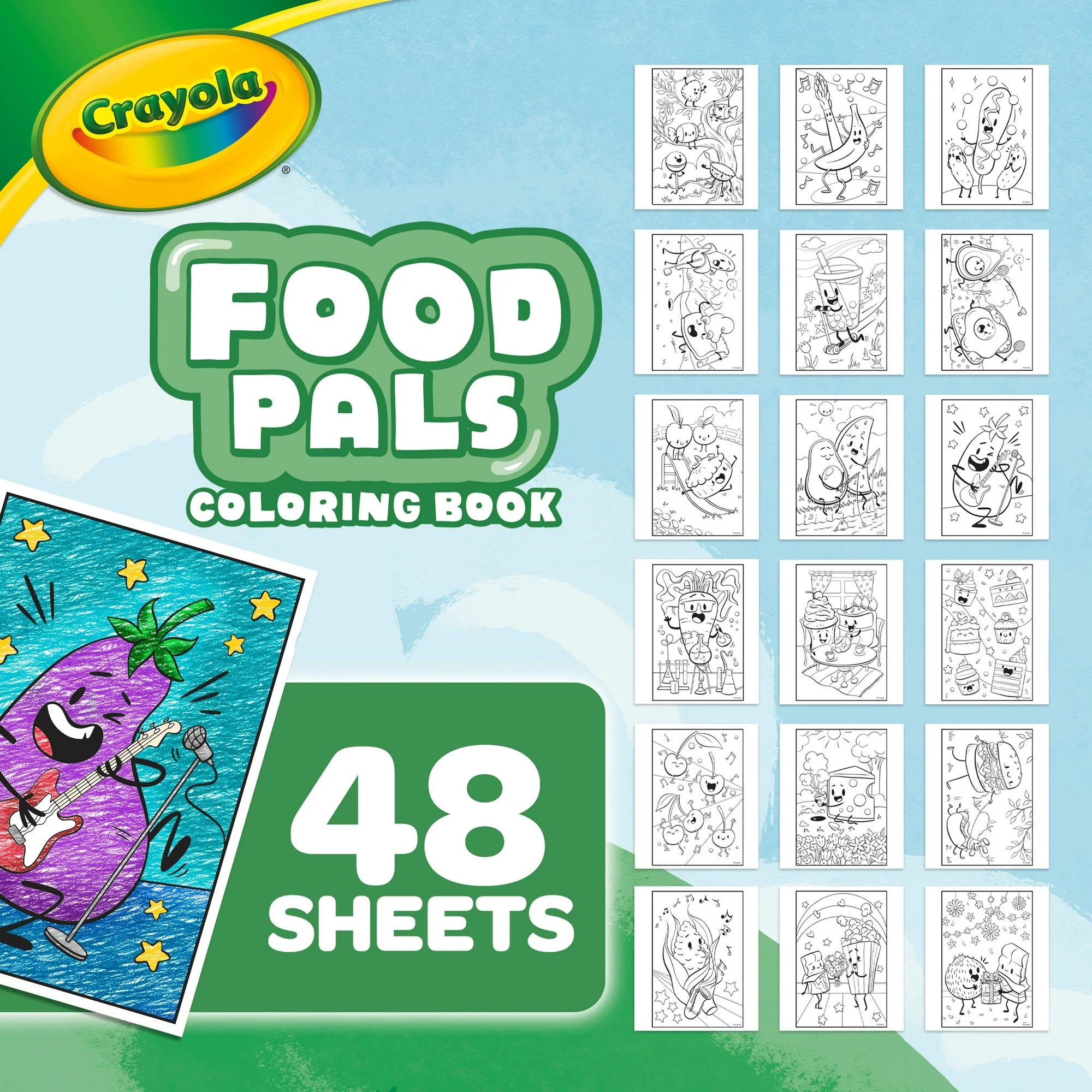 Crayola Food Pals Coloring Book