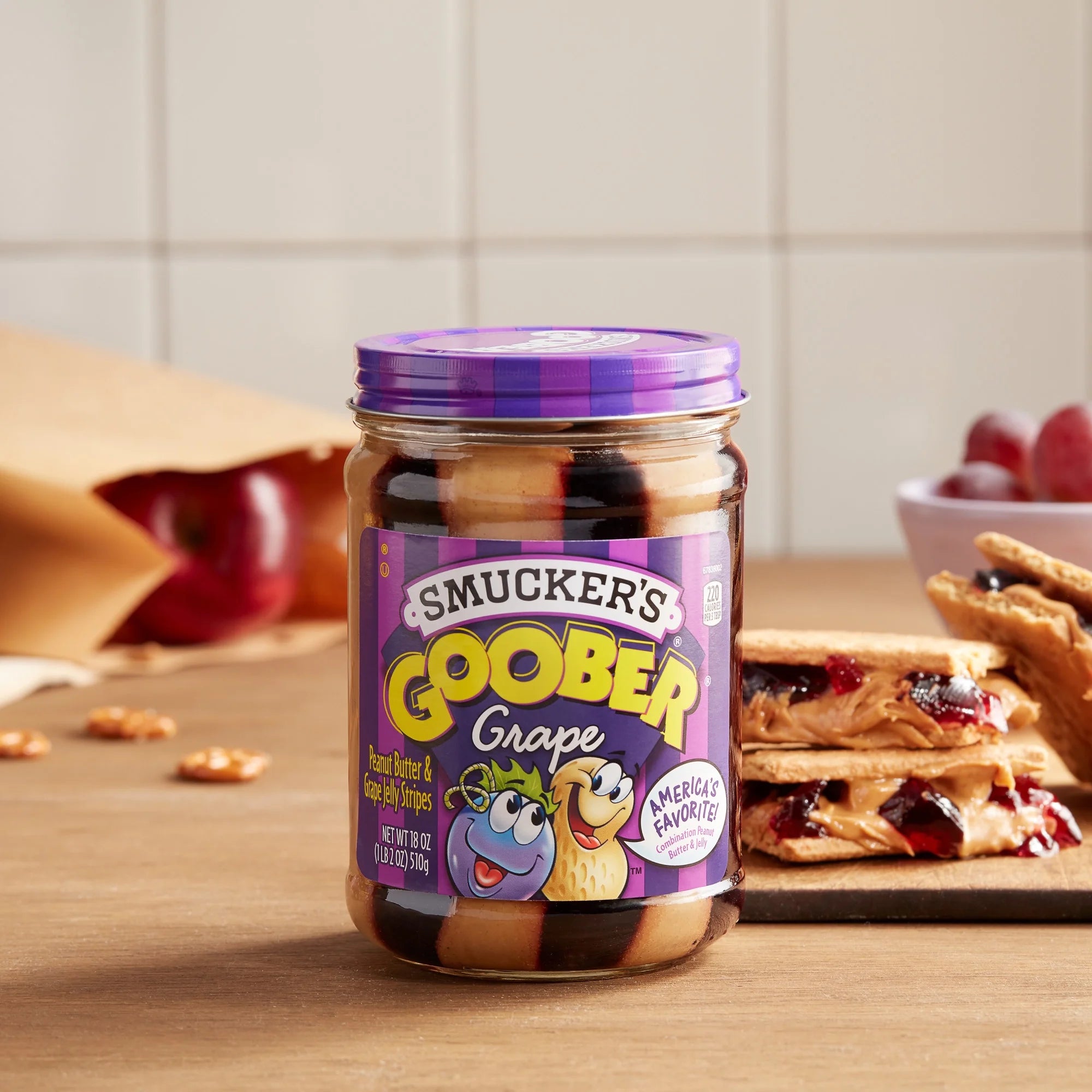 Smucker's Goober PB&J Stripes - 18 oz