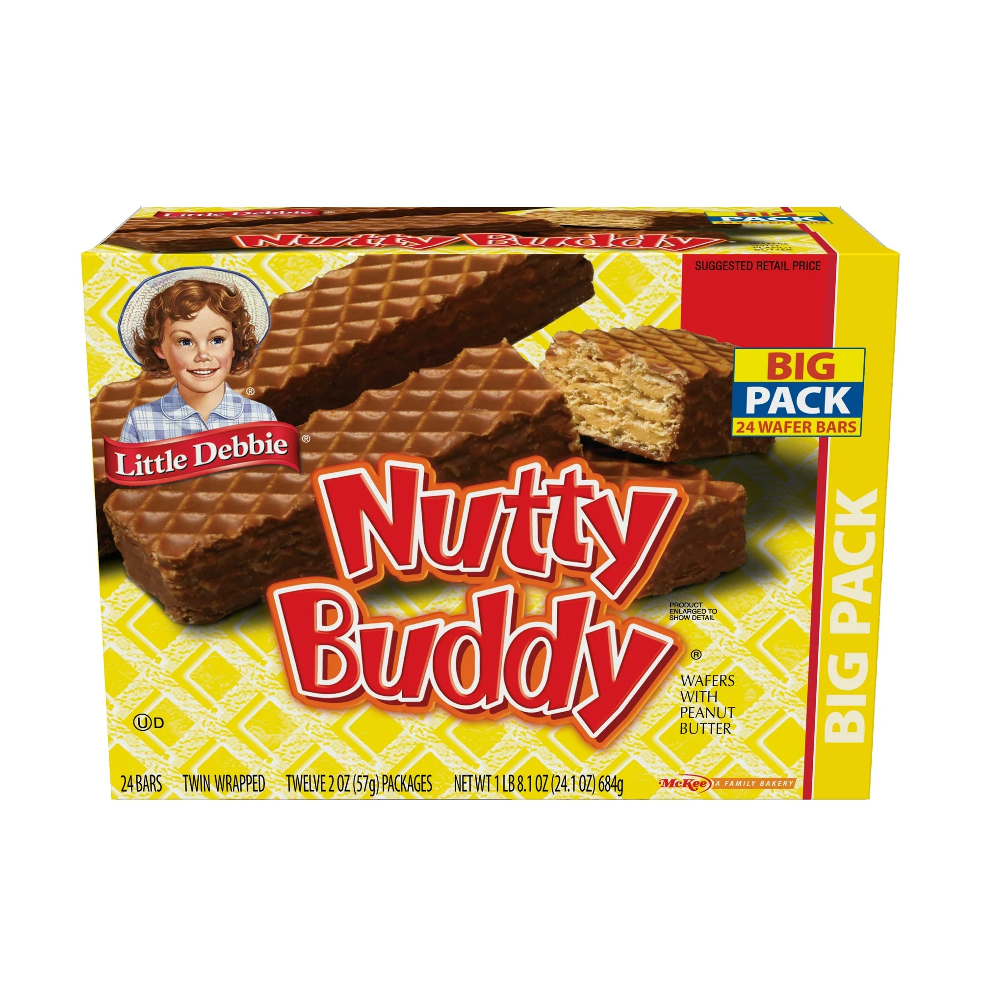 Little Debbie Big Pack Nutty Buddy Wafer Bars