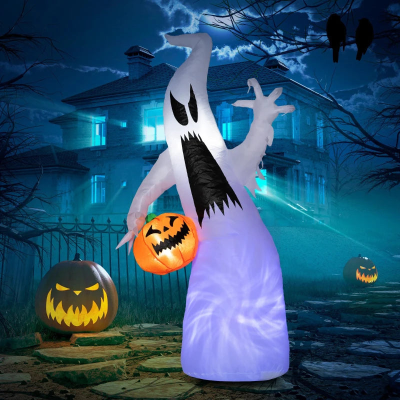 Halloween Ghost & Pumpkin Inflatable