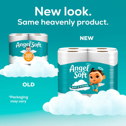 Angel Soft Toilet Paper Soft and Strong Toilet Tissue