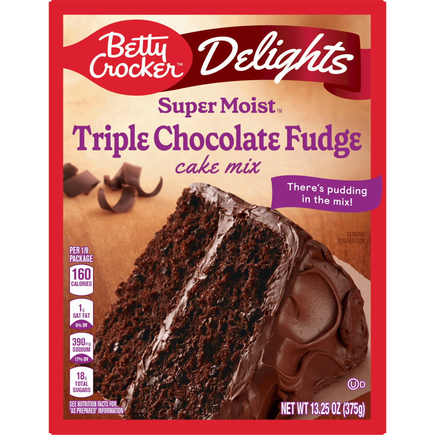 Betty Crocker Triple Chocolate Fudge Cake Mix