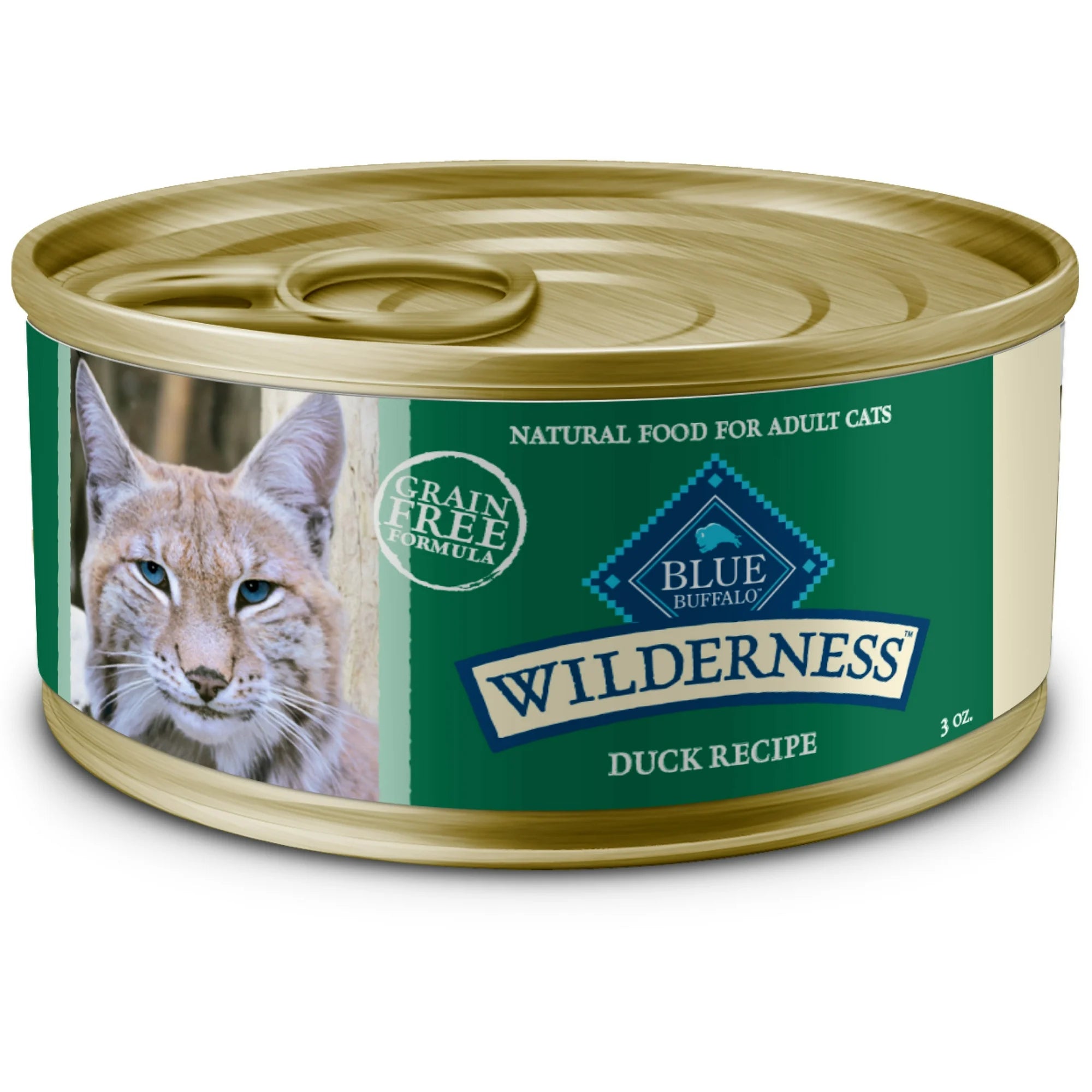 Blue Buffalo  Adult Cat Wet Food, Duck, 3-oz