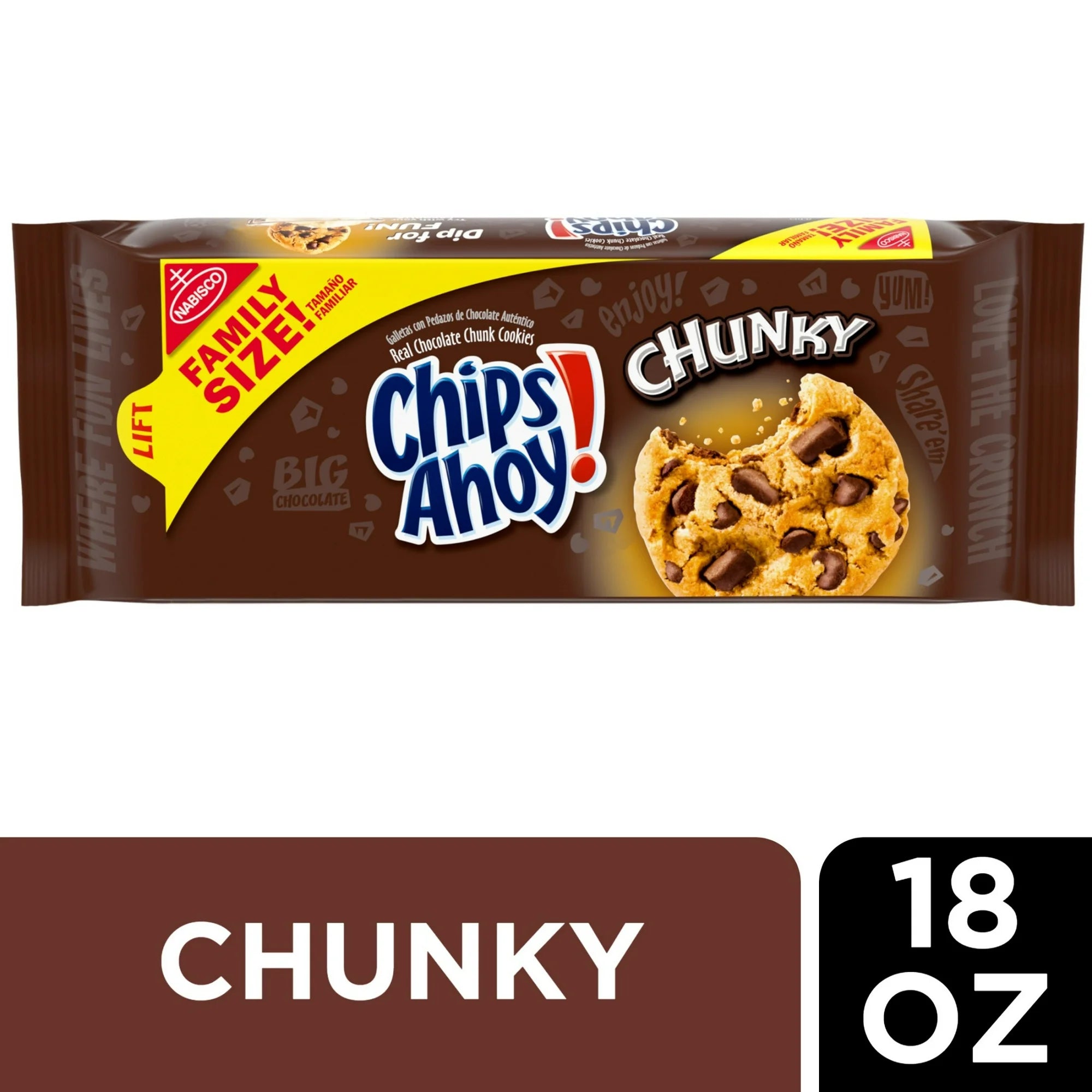 Chunky Chocolate Chip Cookies, 18 oz