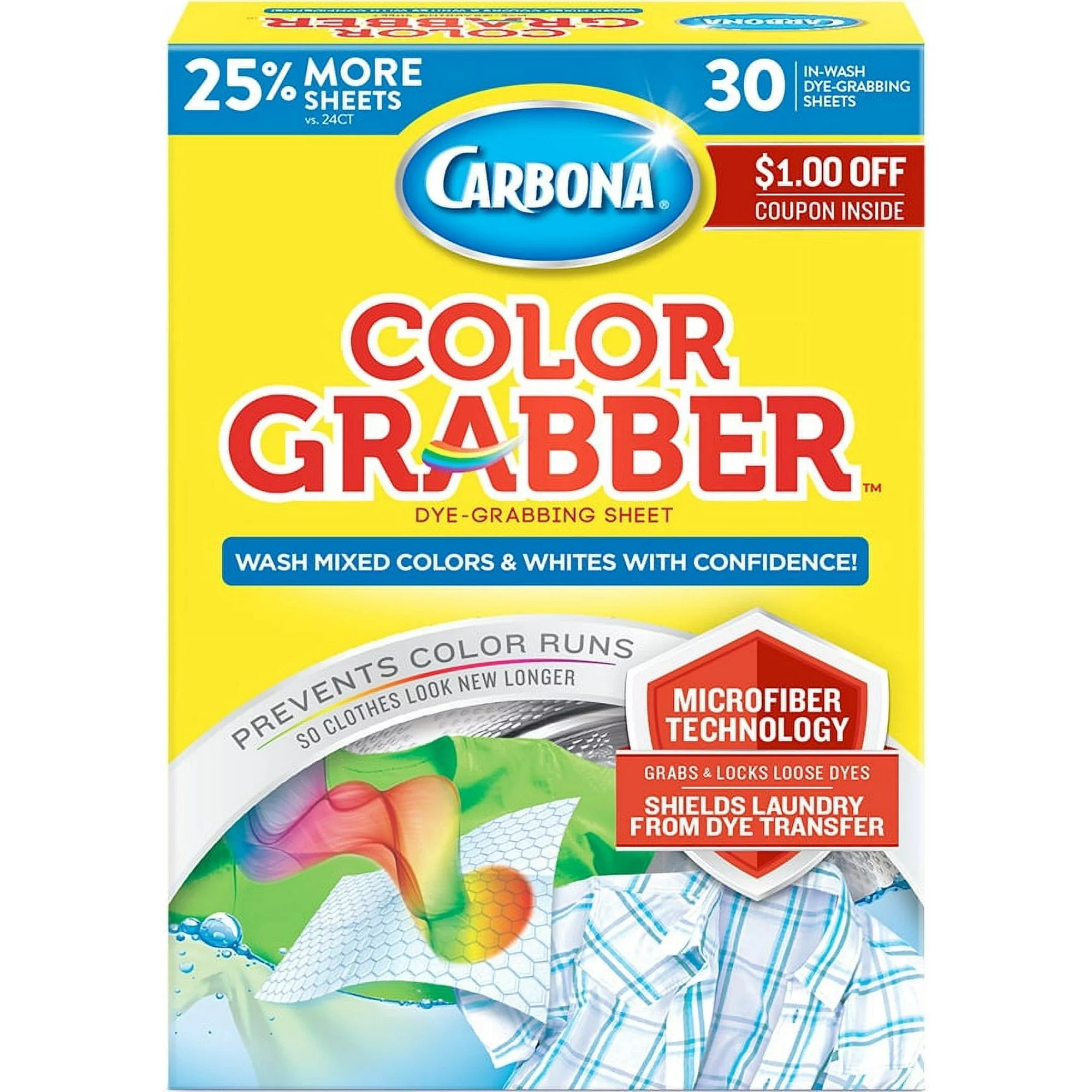 Carbona Color Grabber with Microfiber Sheets