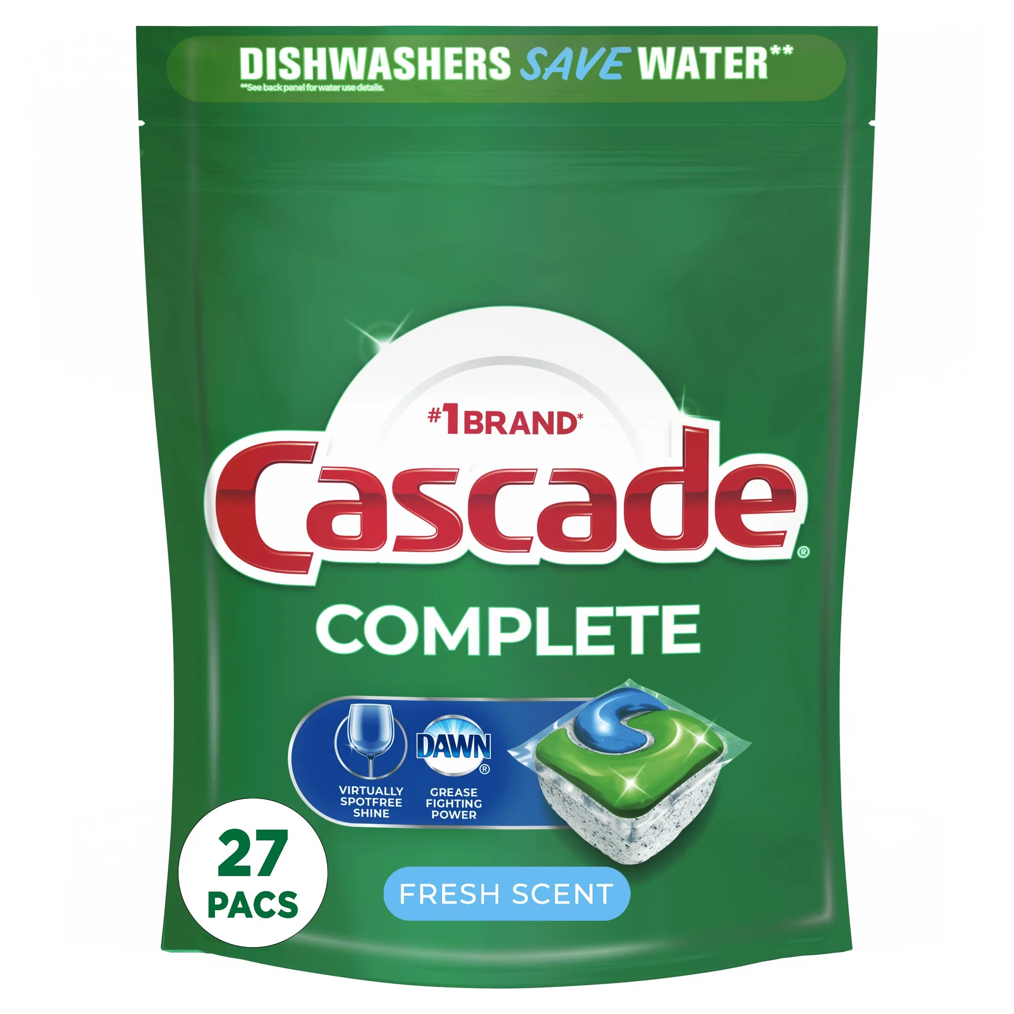 Cascade Dishwasher Detergent, Fresh Scent