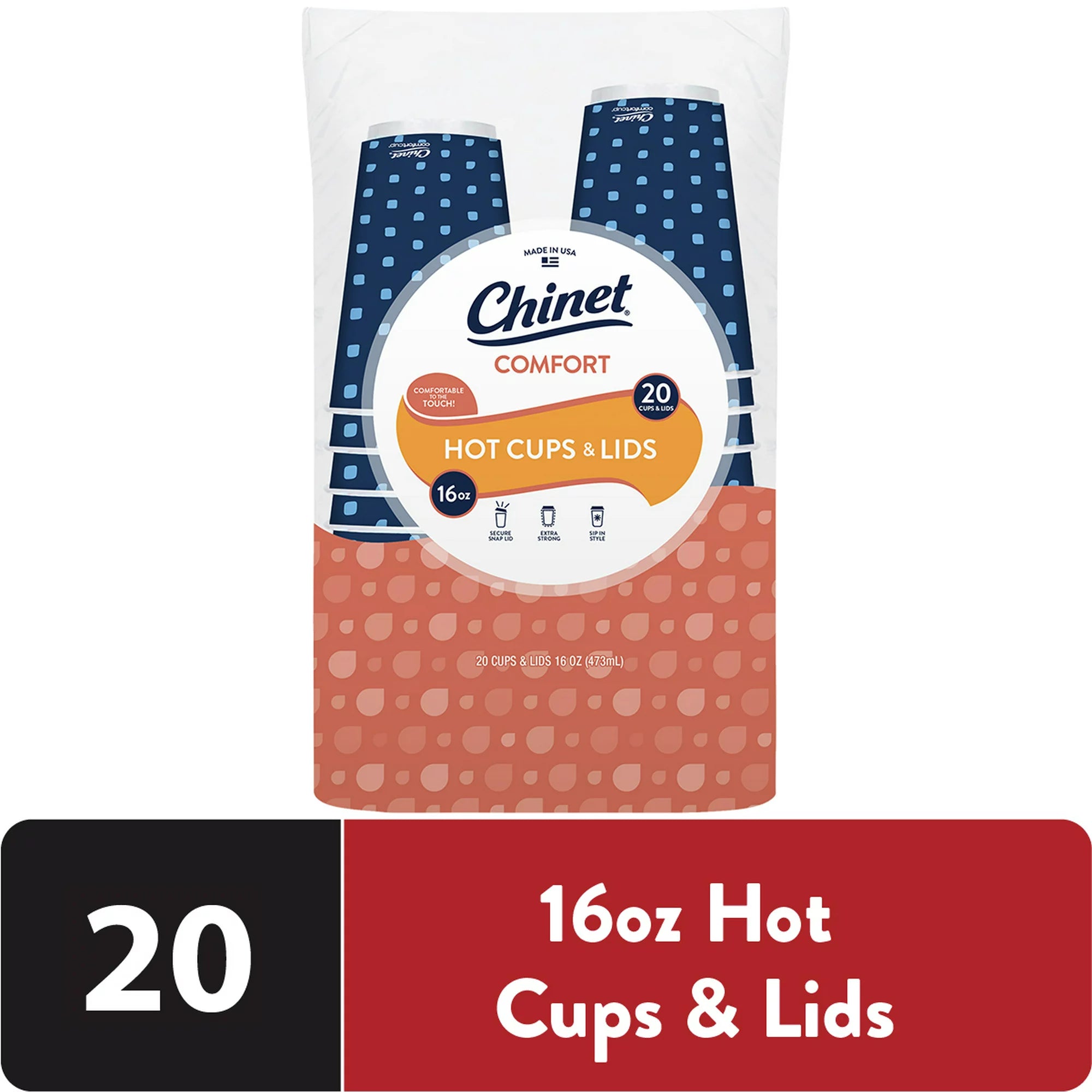 Chinet Comfort® Disposable Paper Hot Cups 