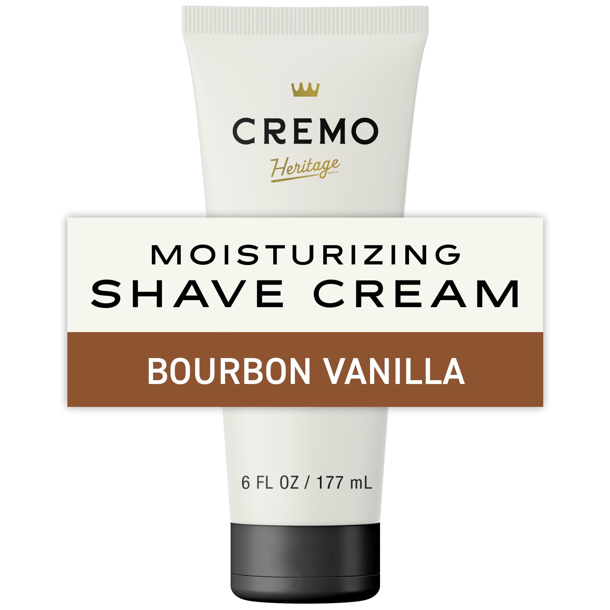 Cremo Bourbon Vanilla Shave Cream , 6 fl oz