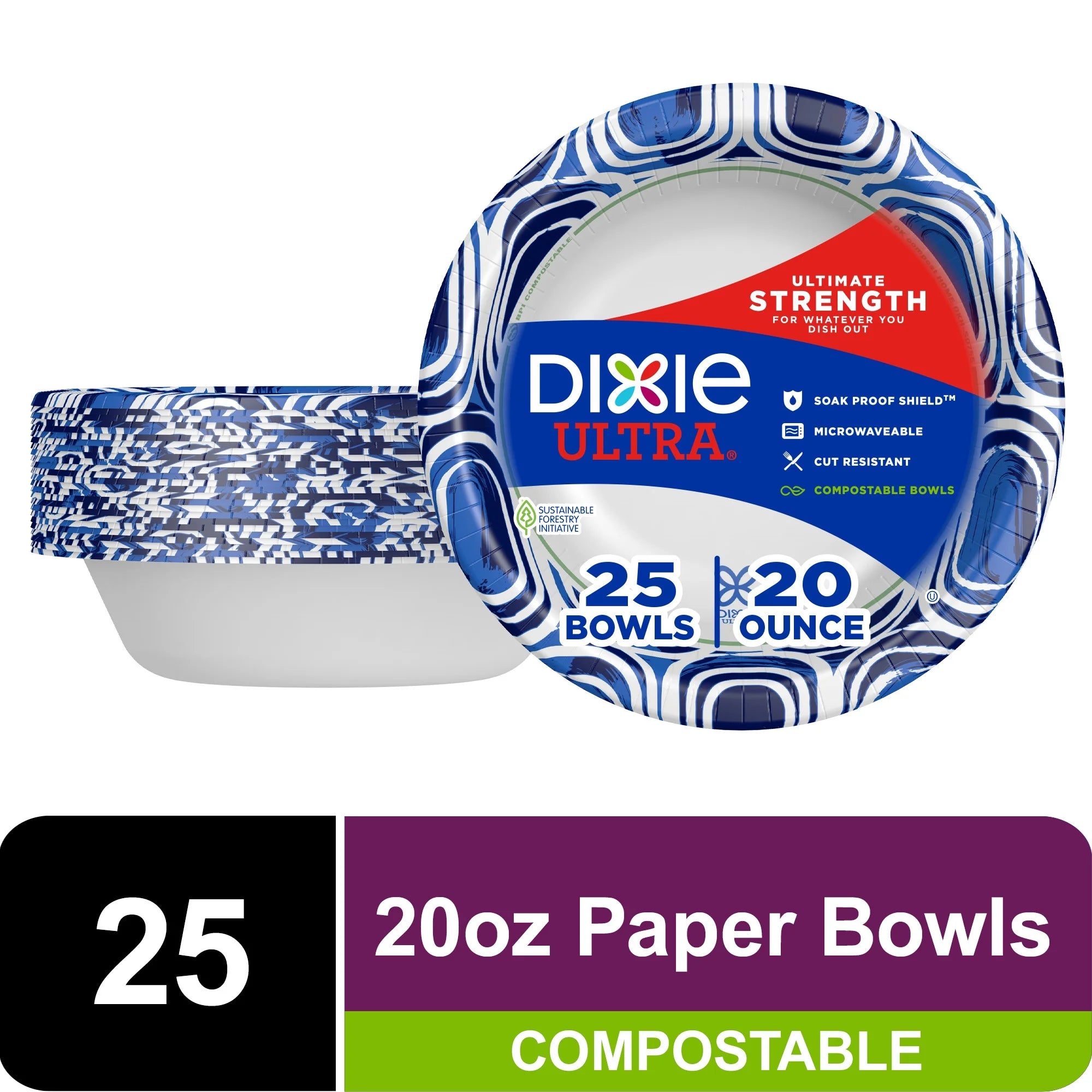 Dixie Ultra Disposable  Paper Bowls