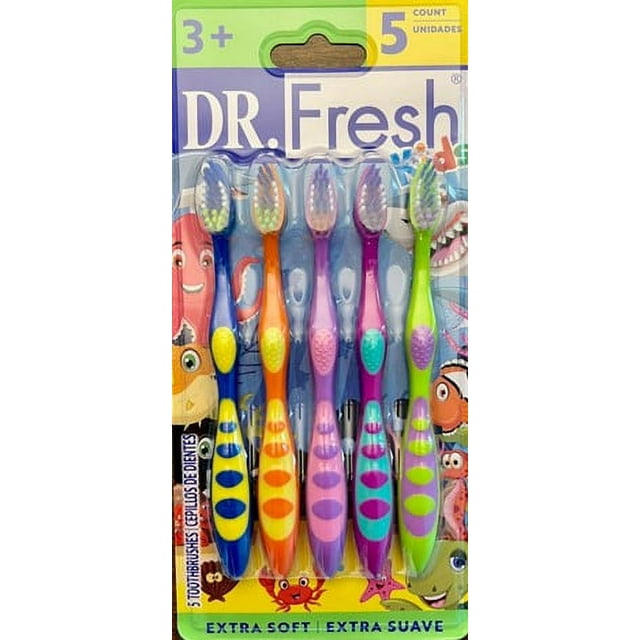 Dr. Fresh Kids Toothbrushes Gentle on Gums