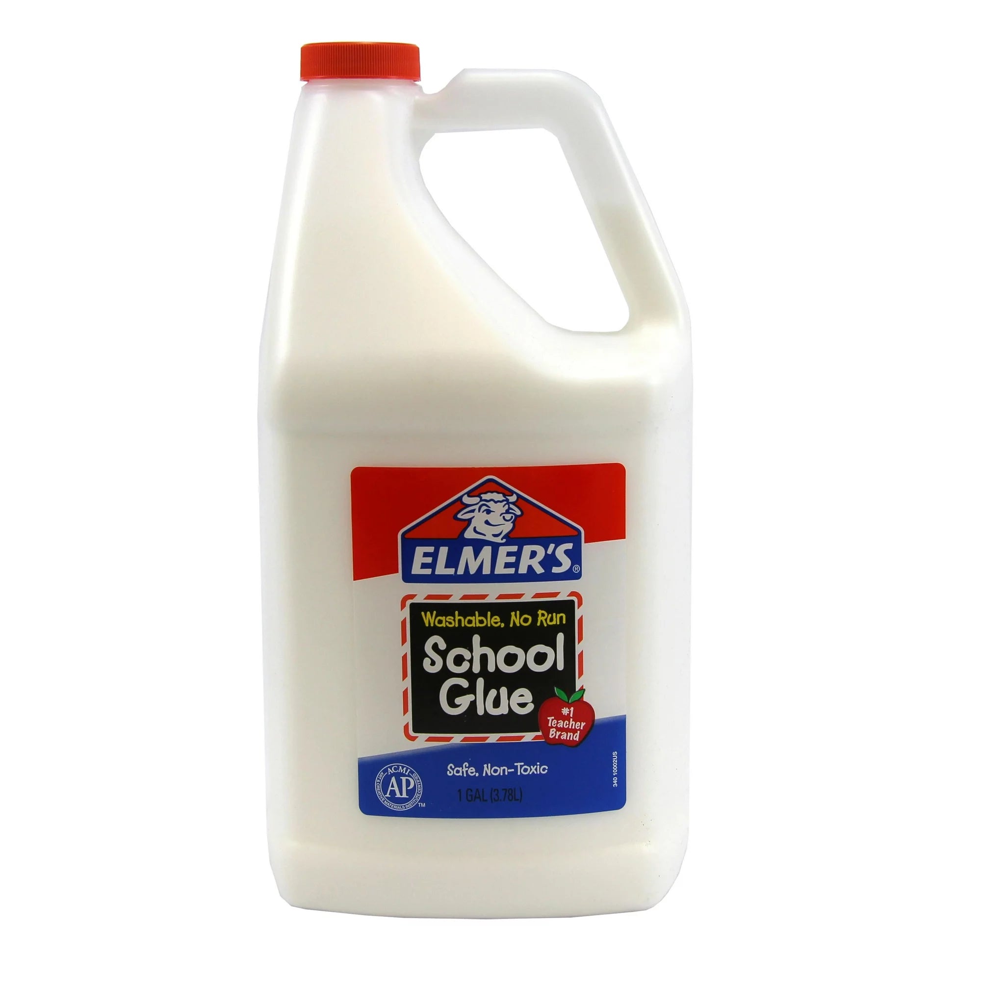 Elmer's Liquid School Glue, Washable, Great for Making Slime, 1 Gallon, 1 Count