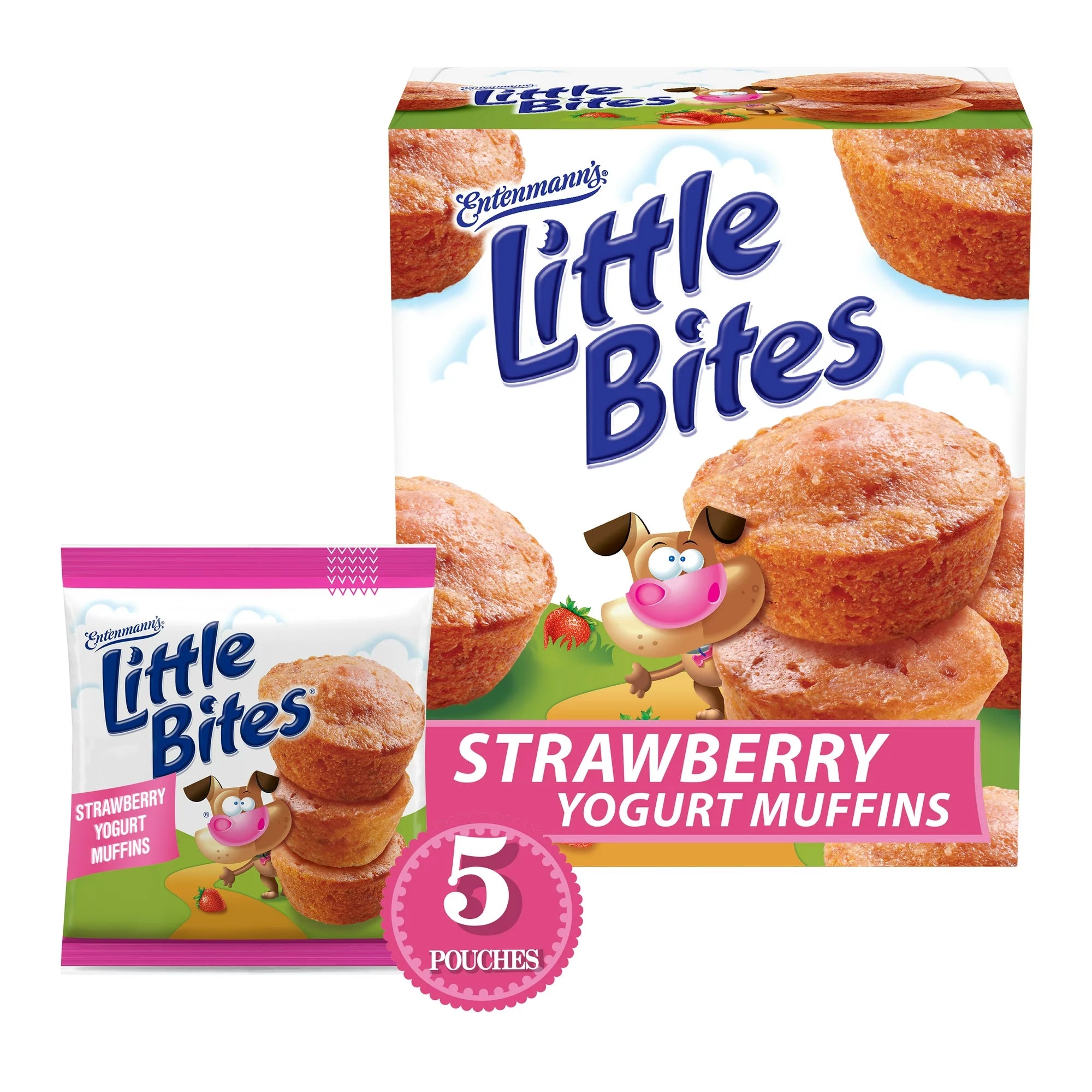 Little Bites Strawberry Yogurt Muffins