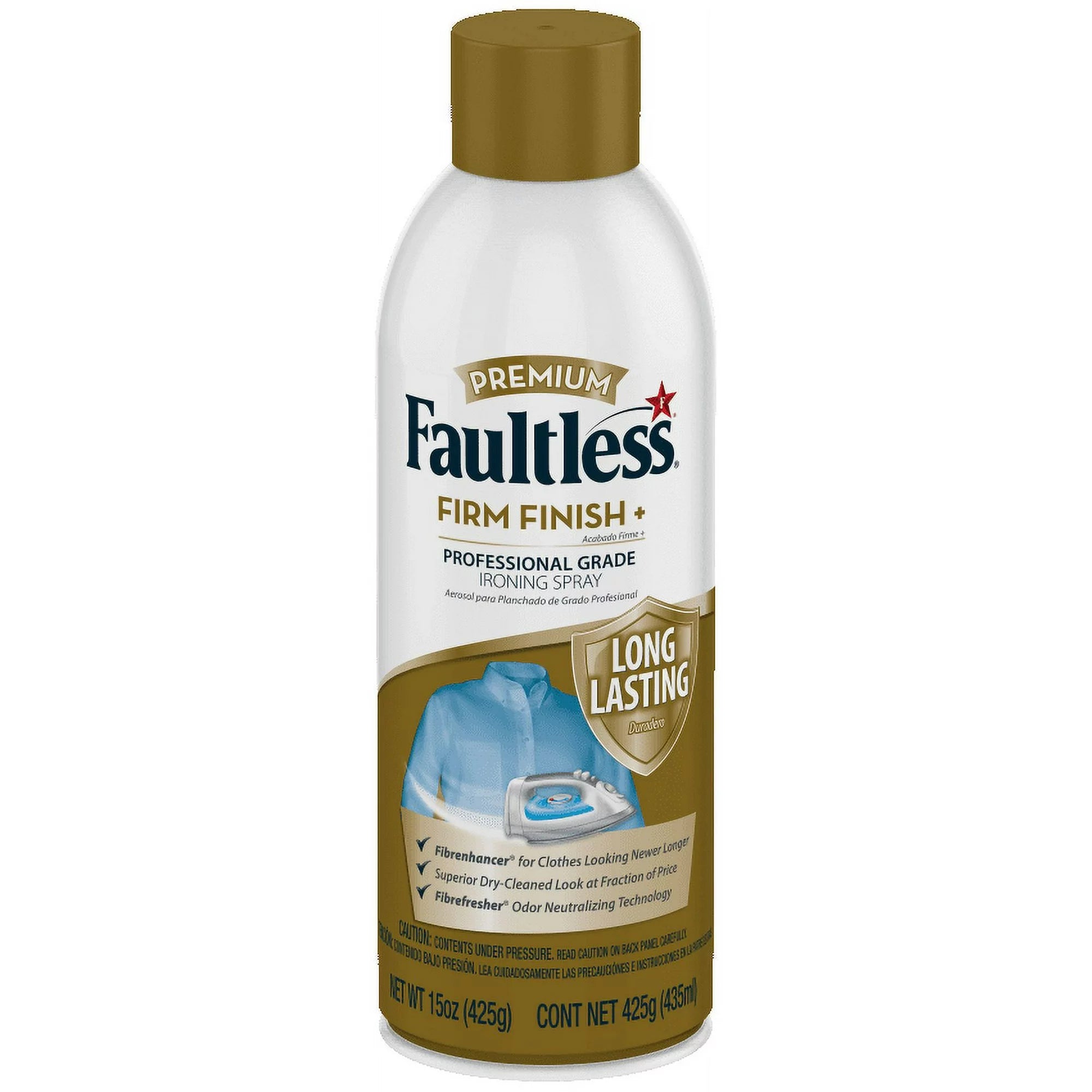 Faultless Premium Ironing Spray, 15 oz