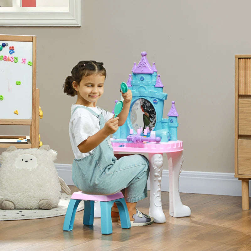 Kids Vanity Set with Castle Design