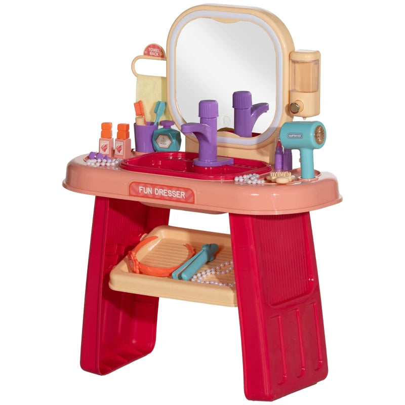 Pink Vanity Set for Girls Ages 3-6