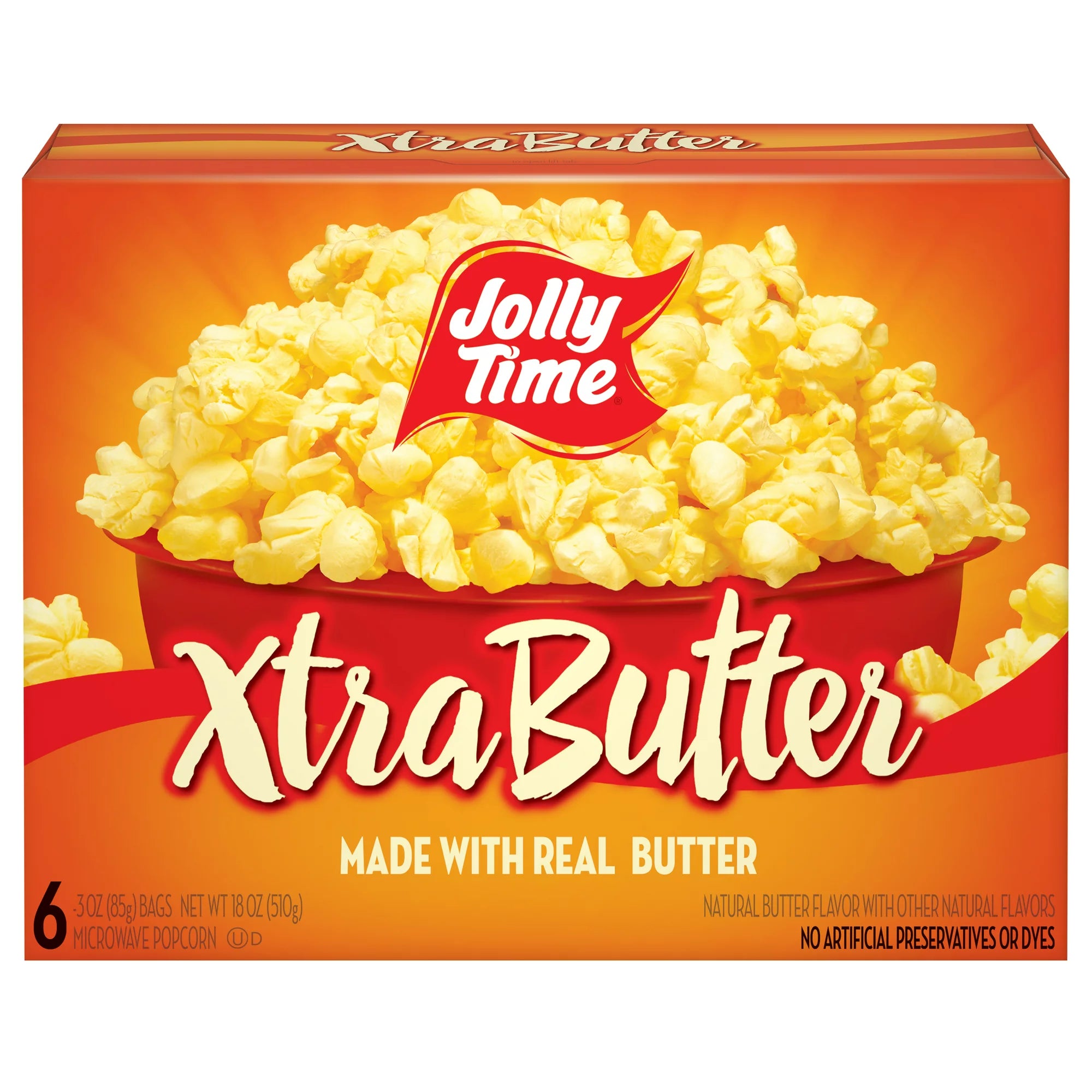 Jolly Time Xtra Gluten-free Microwave Popcorn 