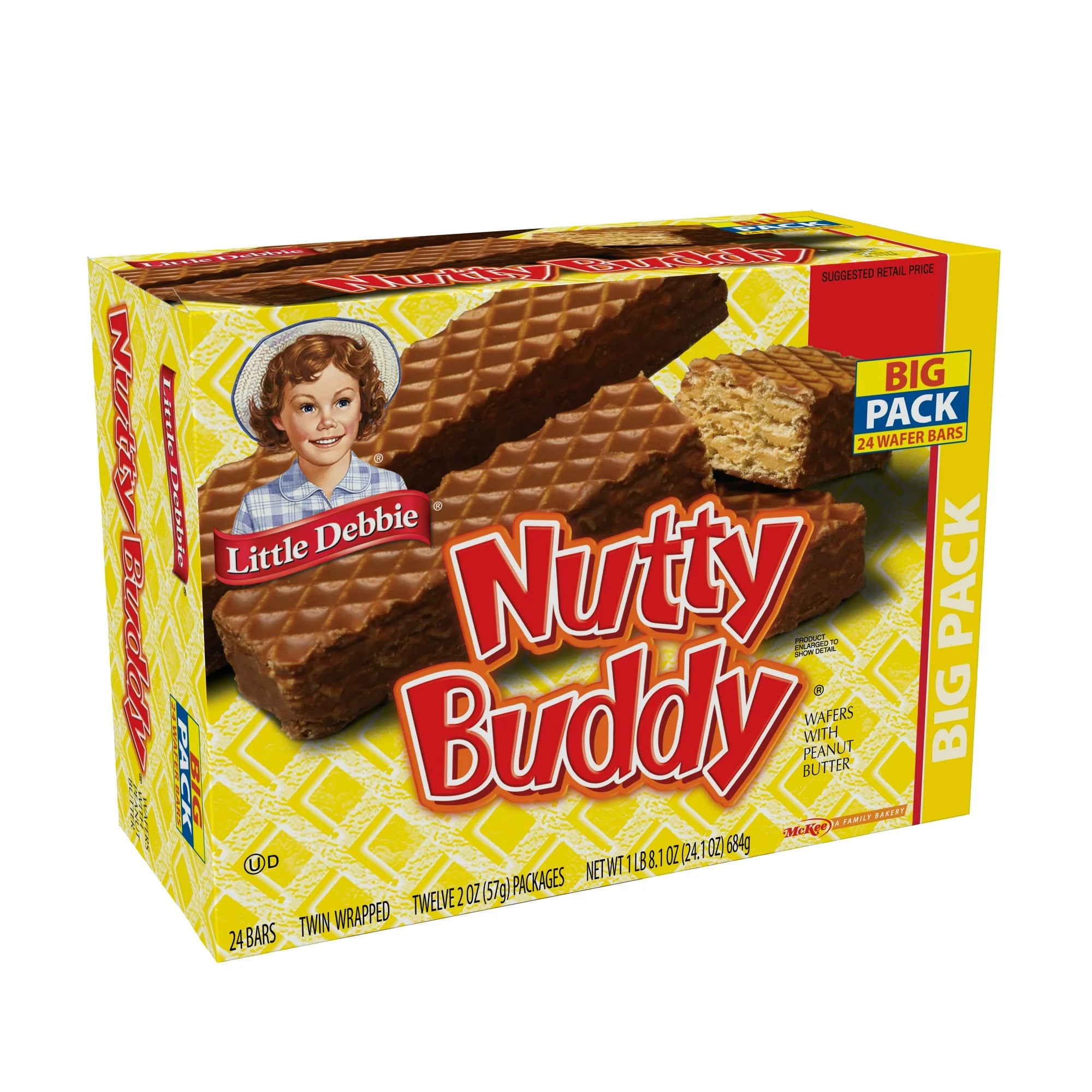 Little Debbie Big Pack Nutty Buddy Wafer Bars