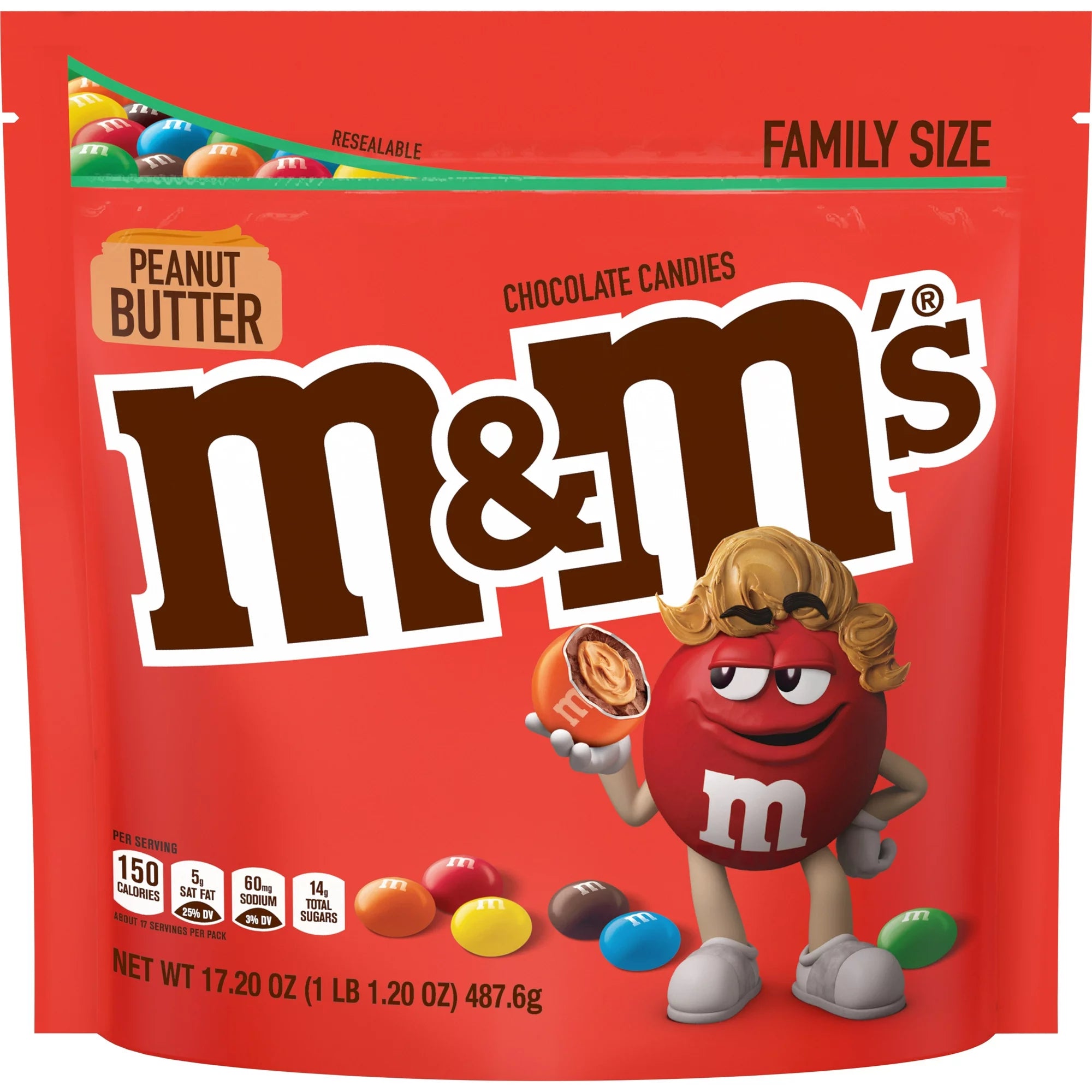 M&M's Peanut Butter Milk Chocolate Candy 