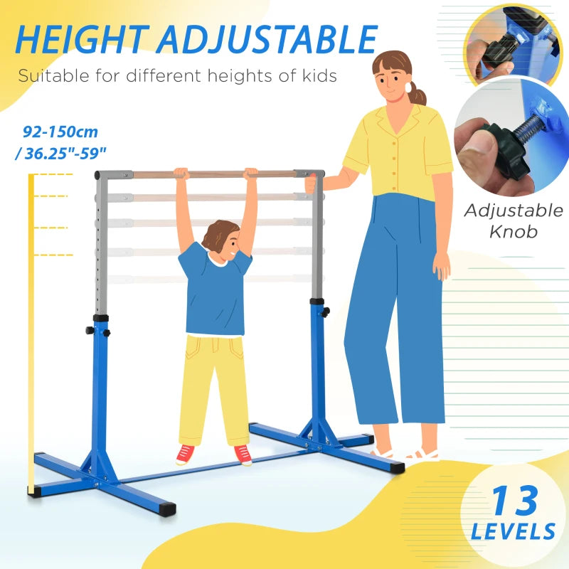 Adjustable Height Kip Bar for Kids