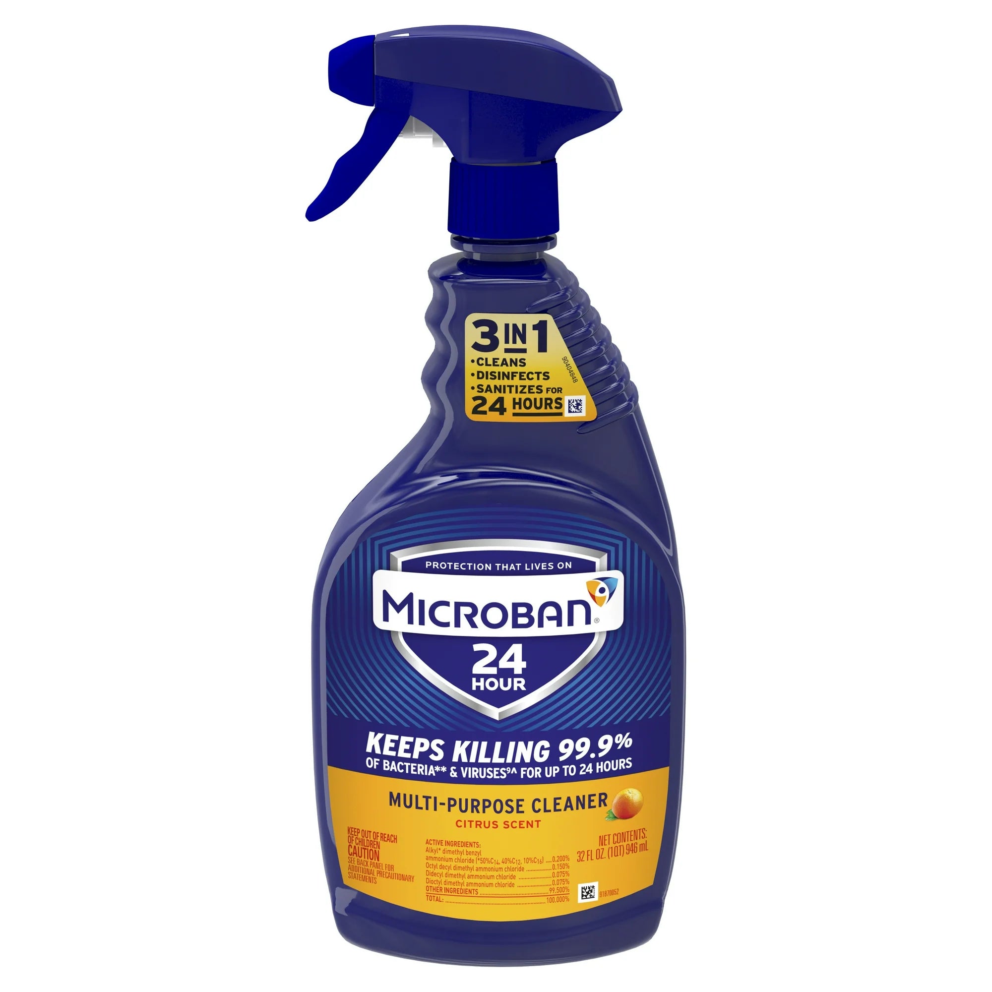 Microban 24 Hour Disinfectant Cleaner, 32 fl oz